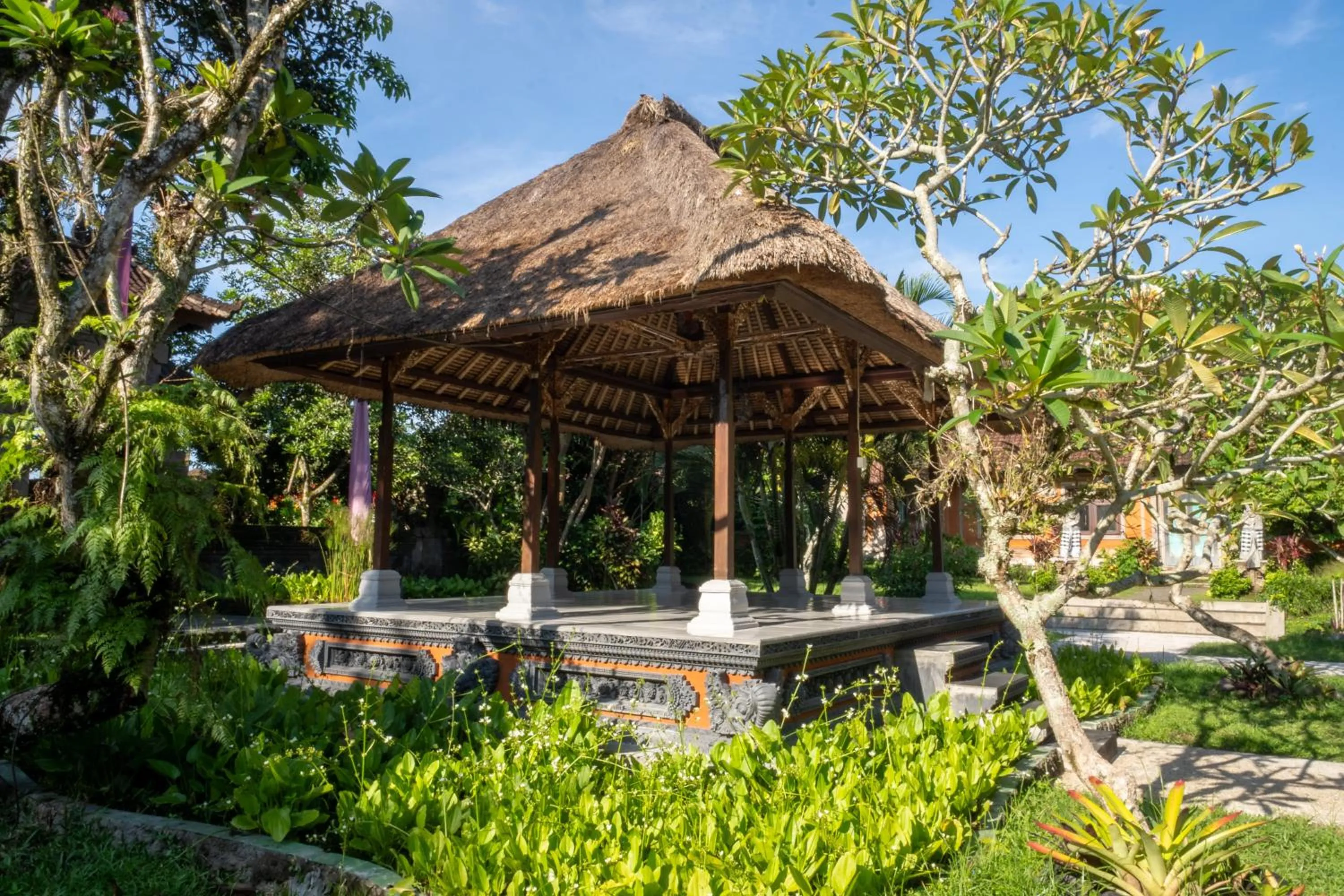 Garden in Uma Dawa Resort and Spa