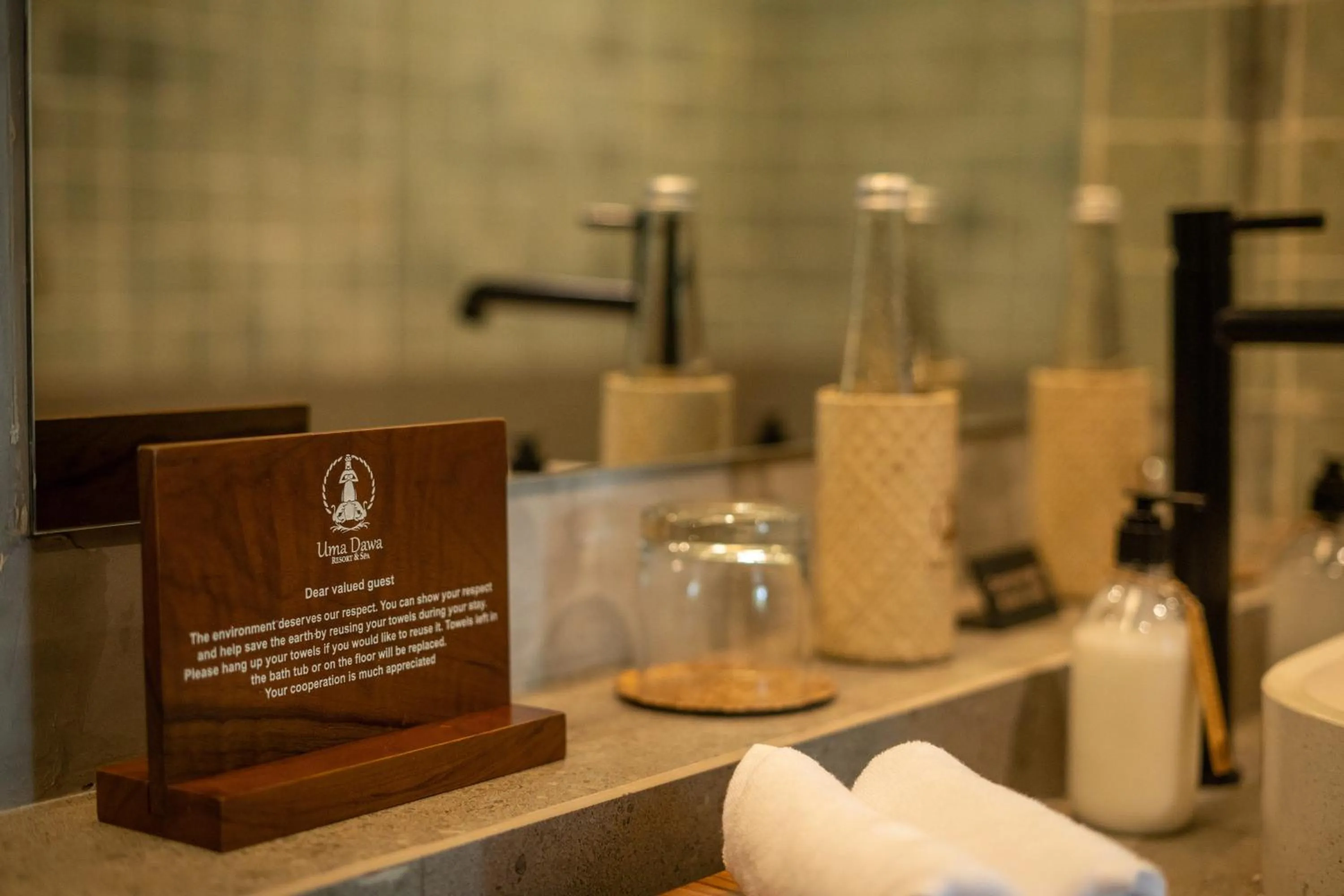 Bathroom in Uma Dawa Resort and Spa