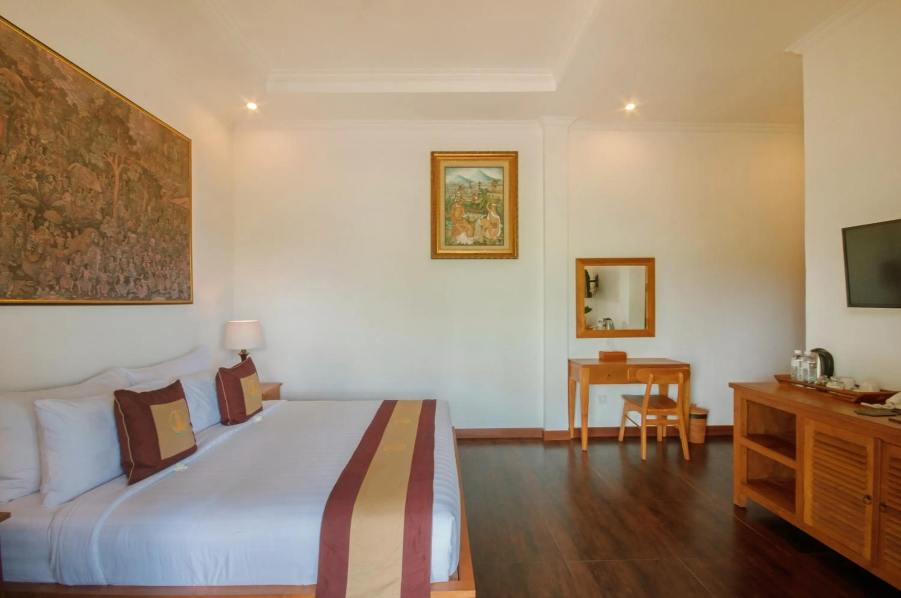 Bedroom, Bed in Uma Dawa Resort and Spa