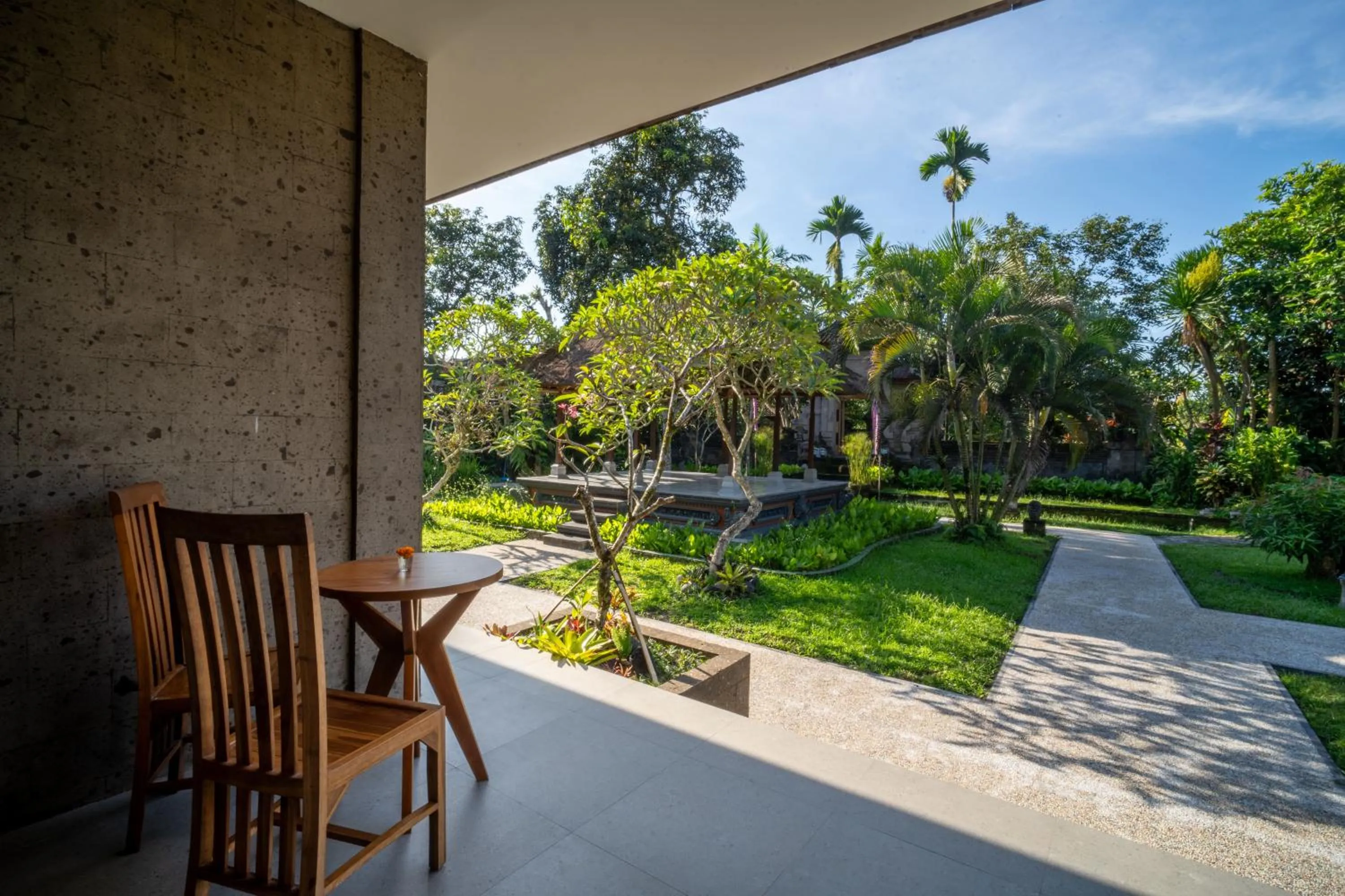 Patio in Uma Dawa Resort and Spa