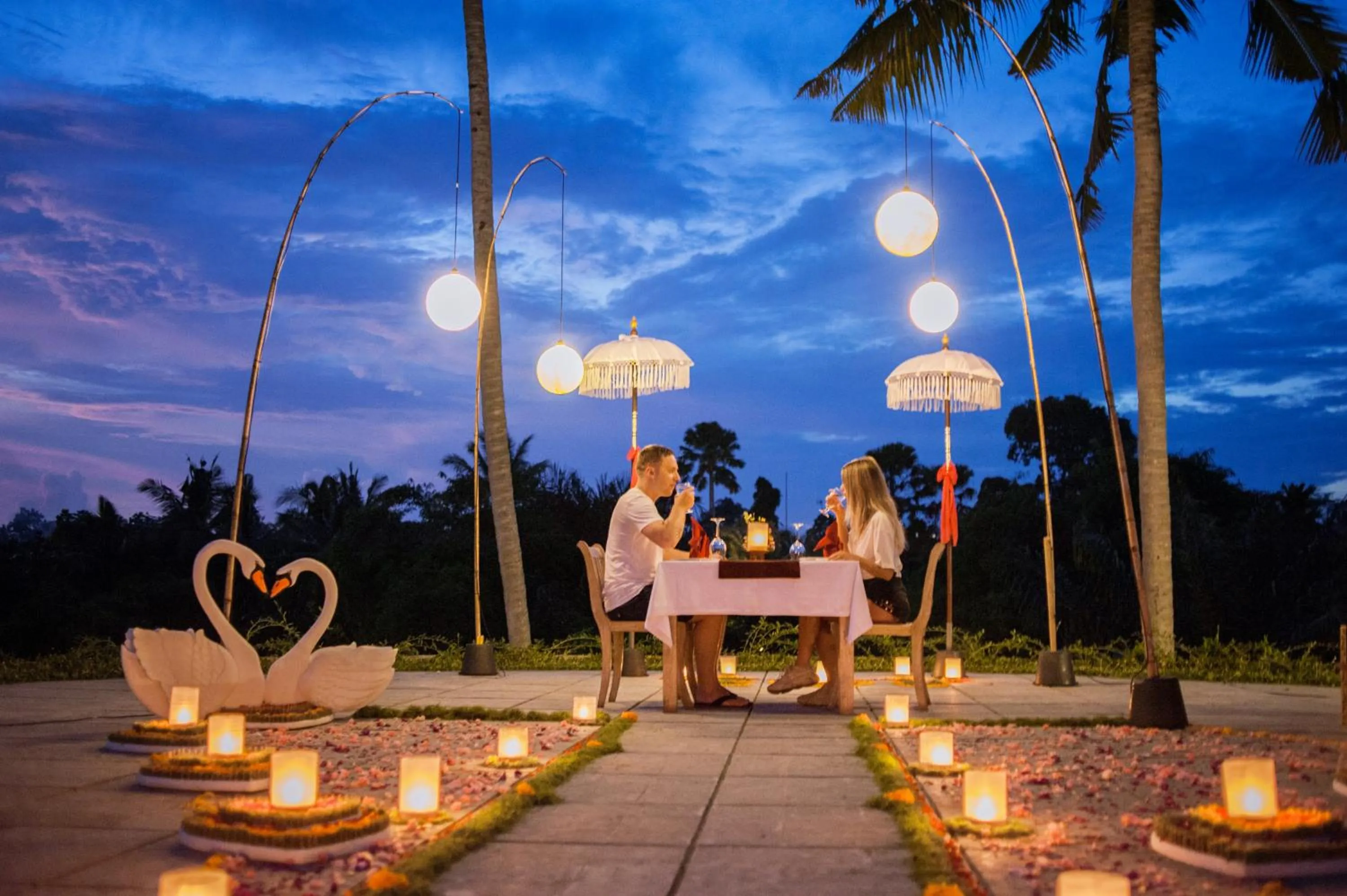 Dinner in Uma Dawa Resort and Spa