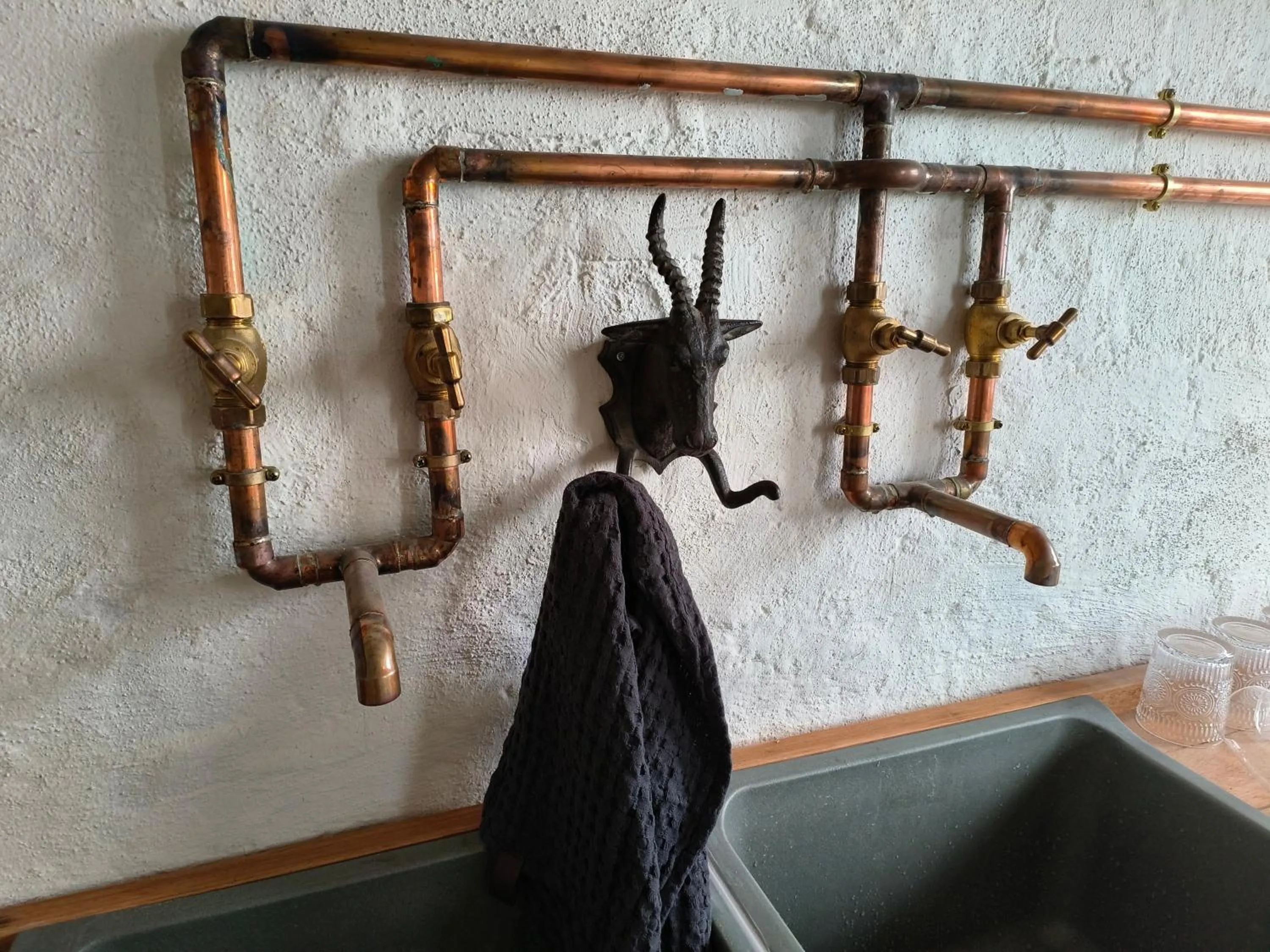 kitchen in Eloff Guest House and Gallery