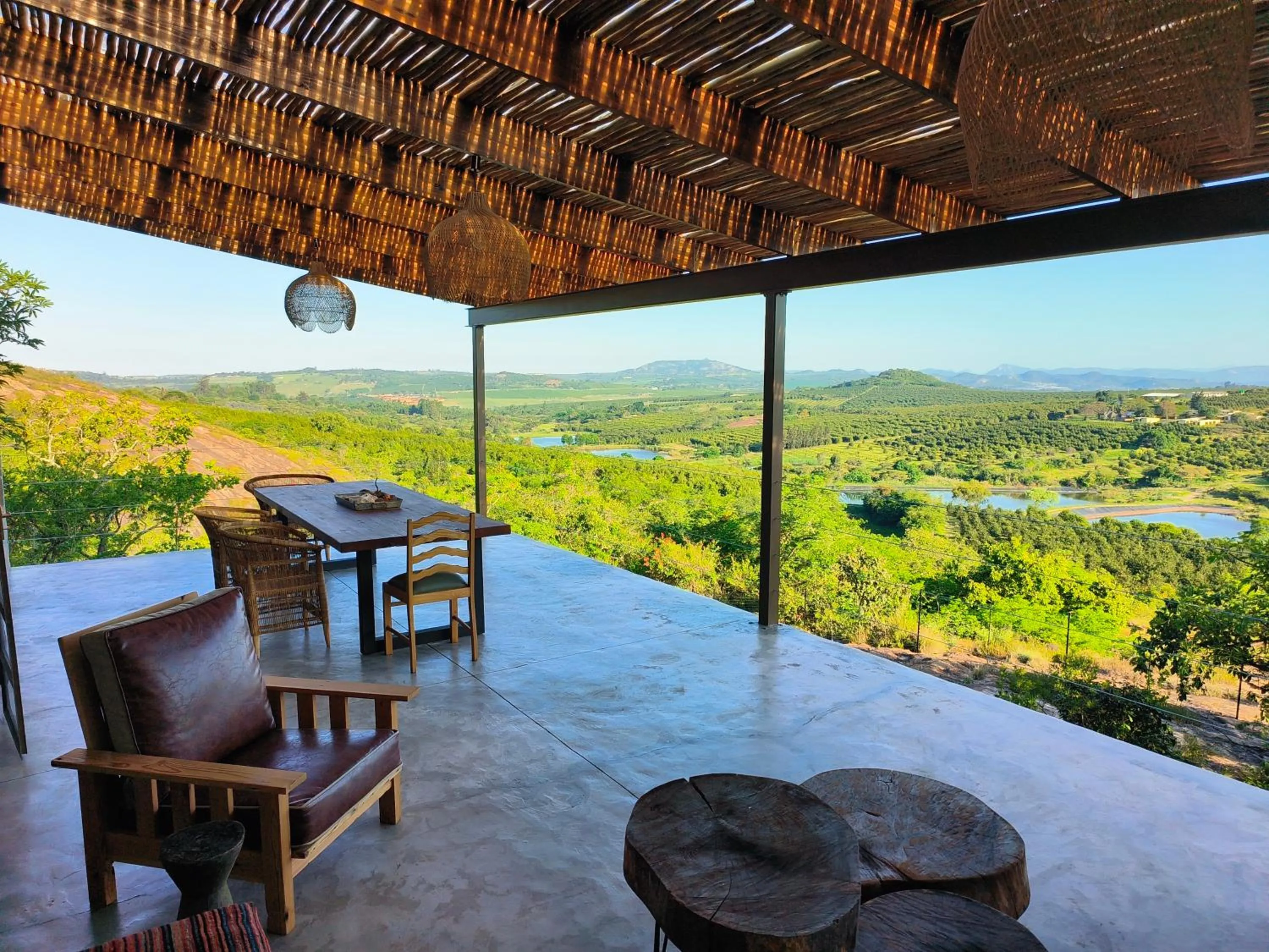 Patio in Eloff Guest House and Gallery