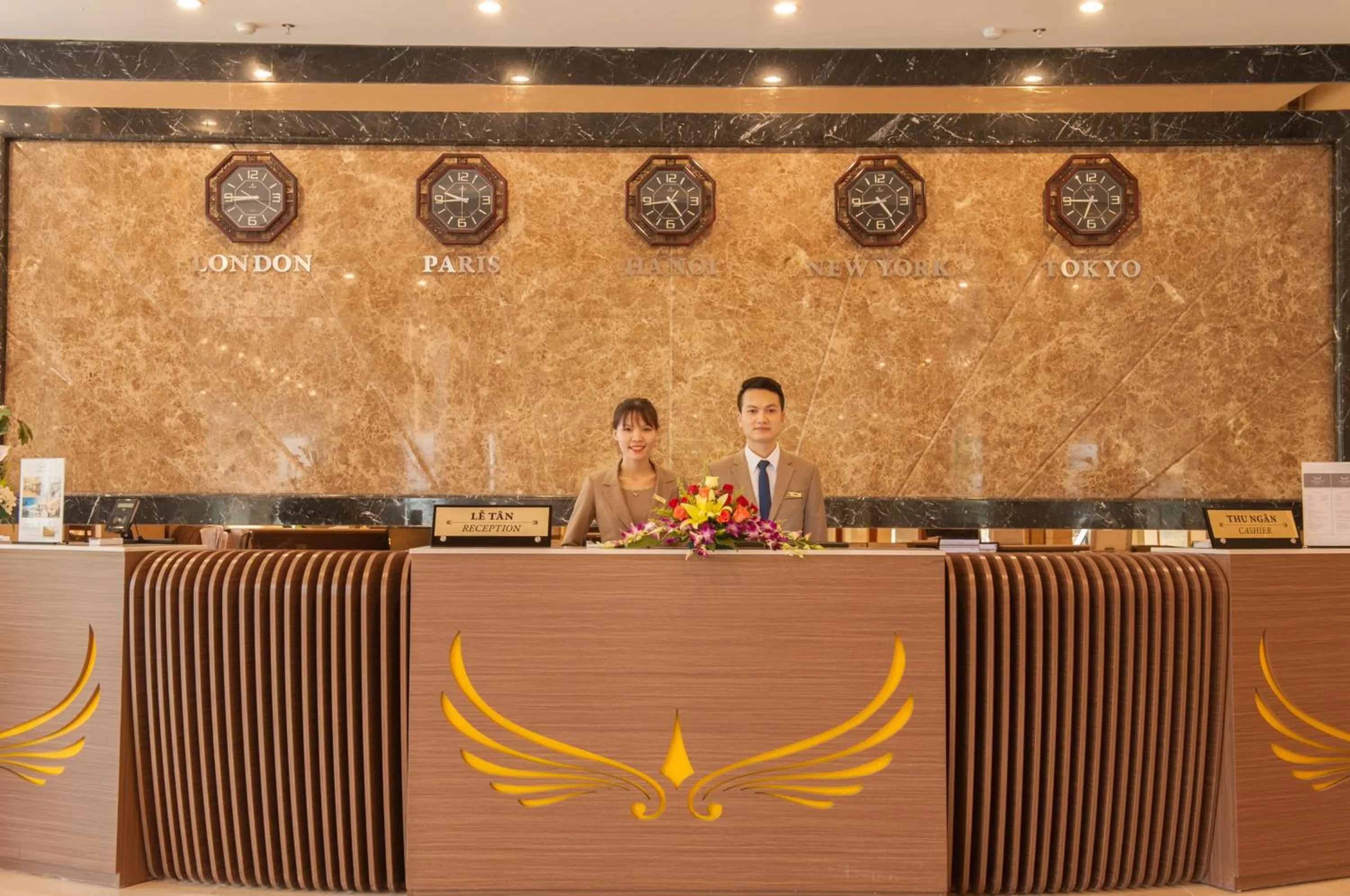 Lobby or reception in Muong Thanh Grand Tuyen Quang Hotel