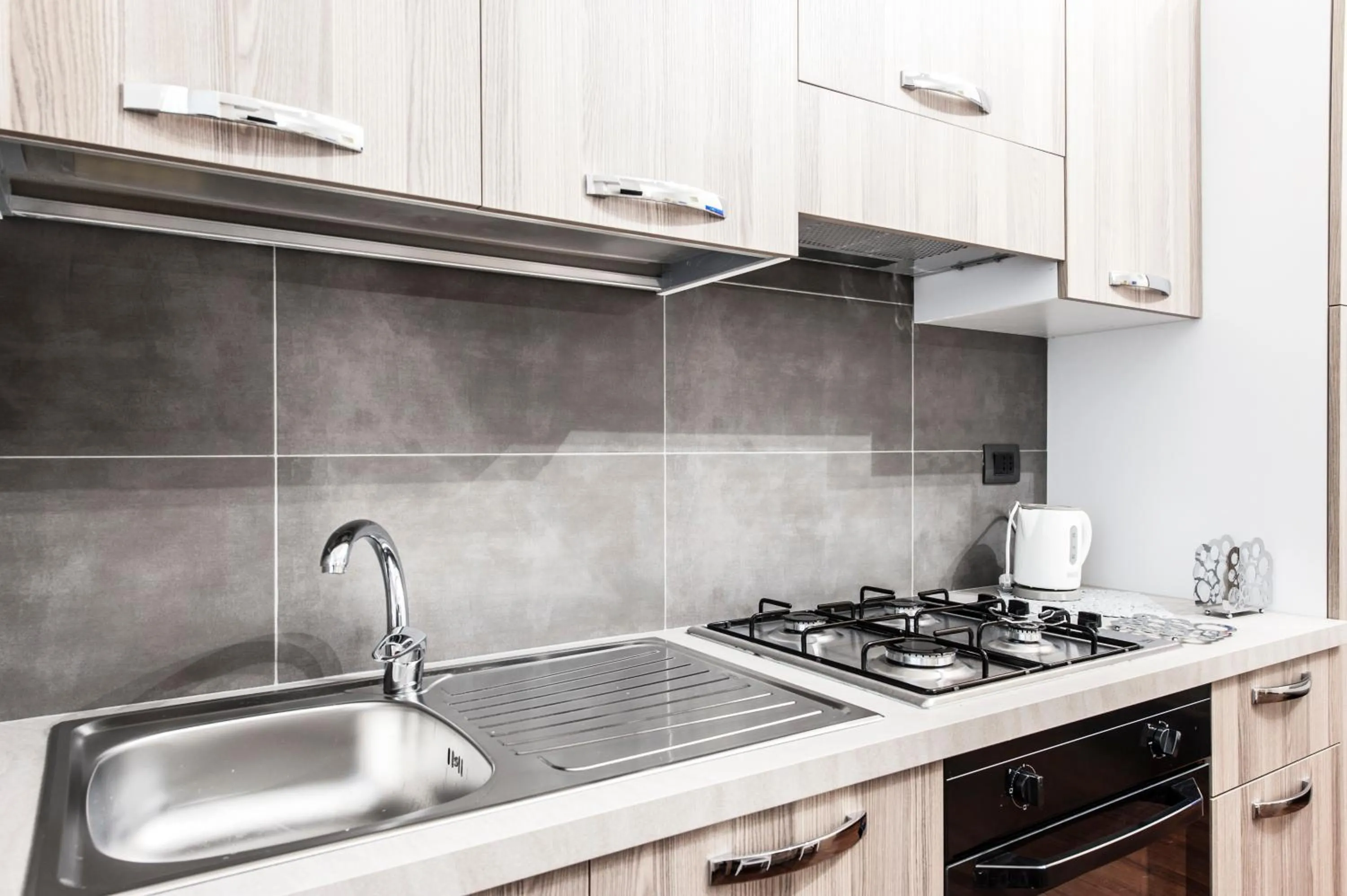 Kitchen or kitchenette in Rabbad Apartments