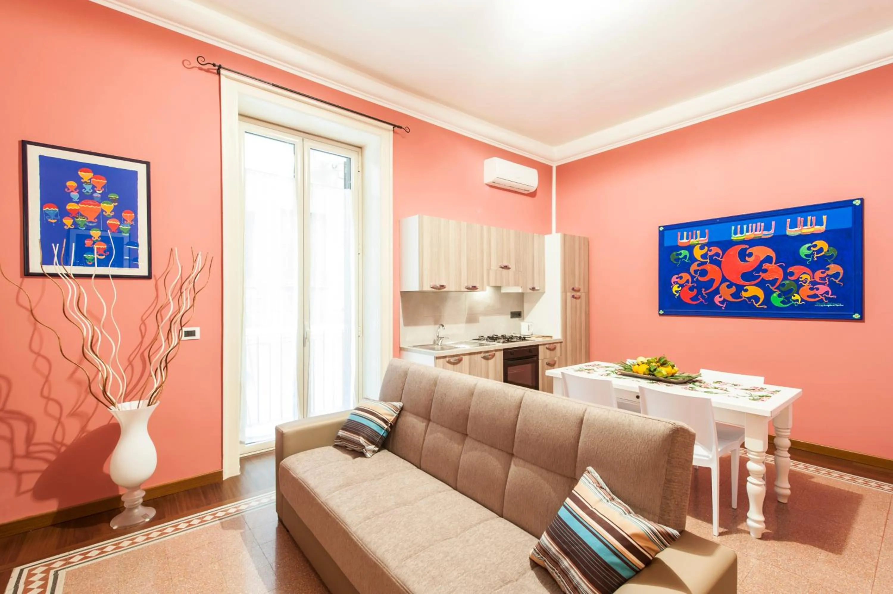 Kitchen or kitchenette in Rabbad Apartments