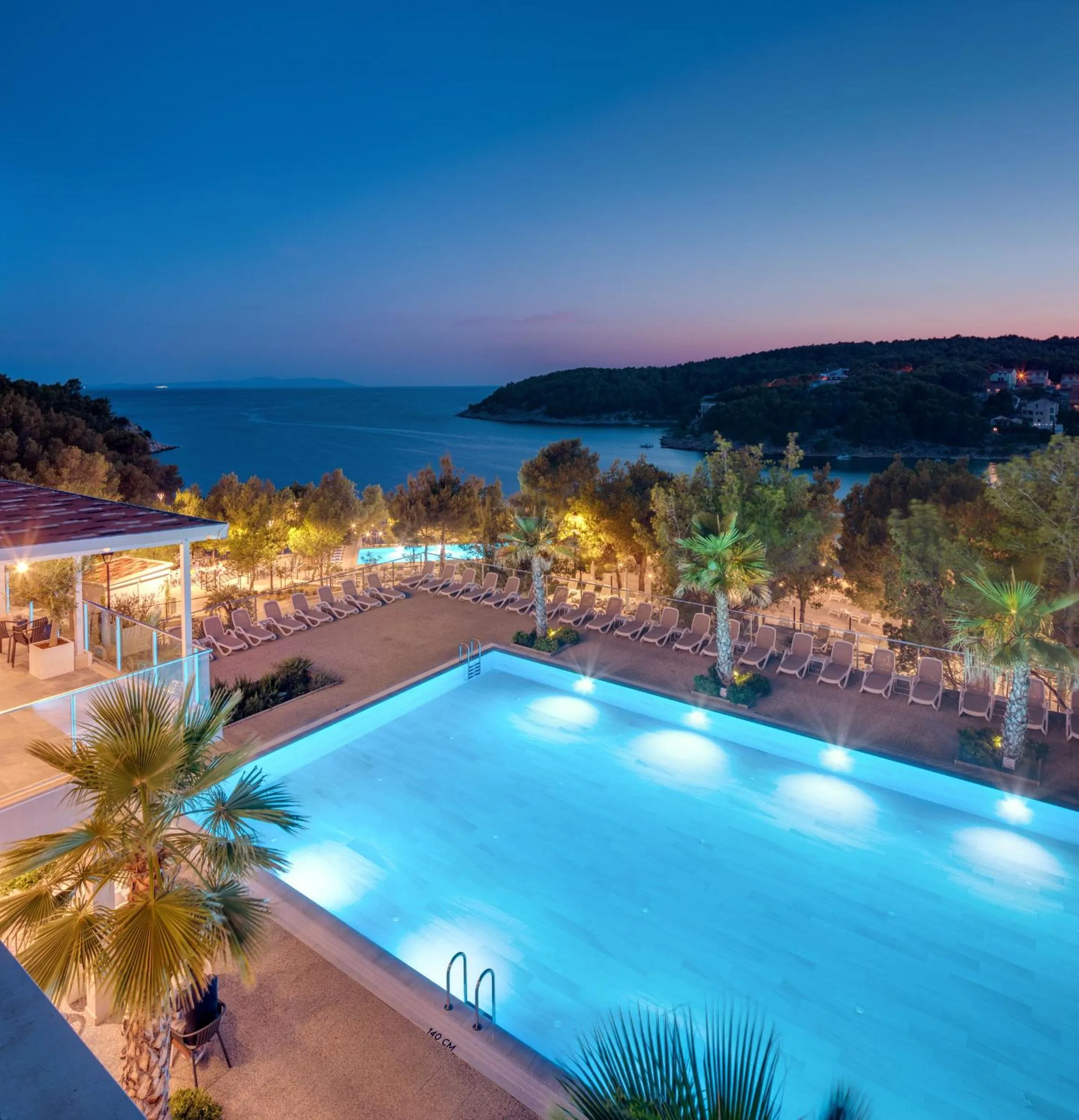 Swimming pool in Gava Waterman Milna Resort – All Inclusive