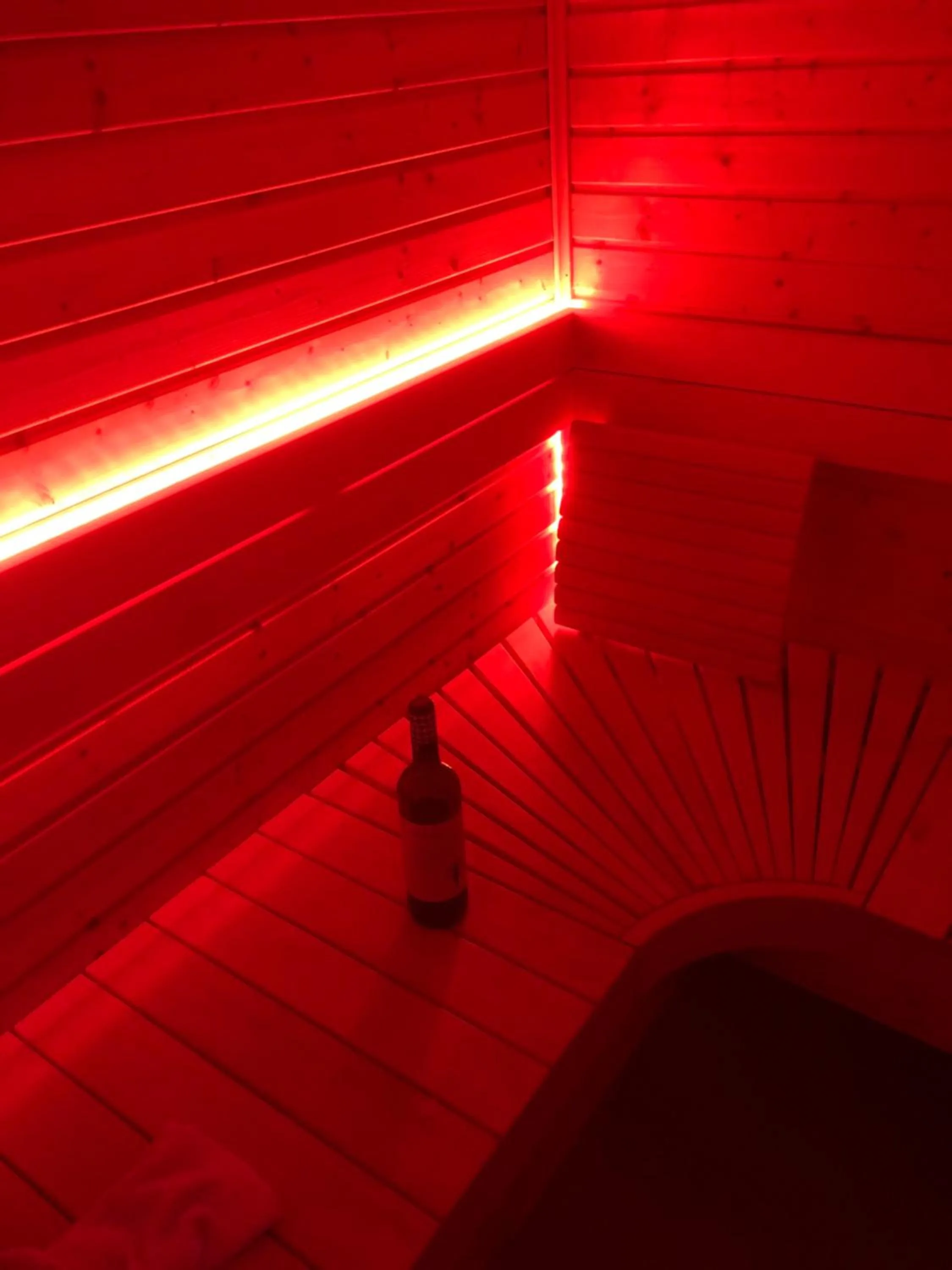 Sauna in Four Corners Holiday Home Hot Tub & Sauna