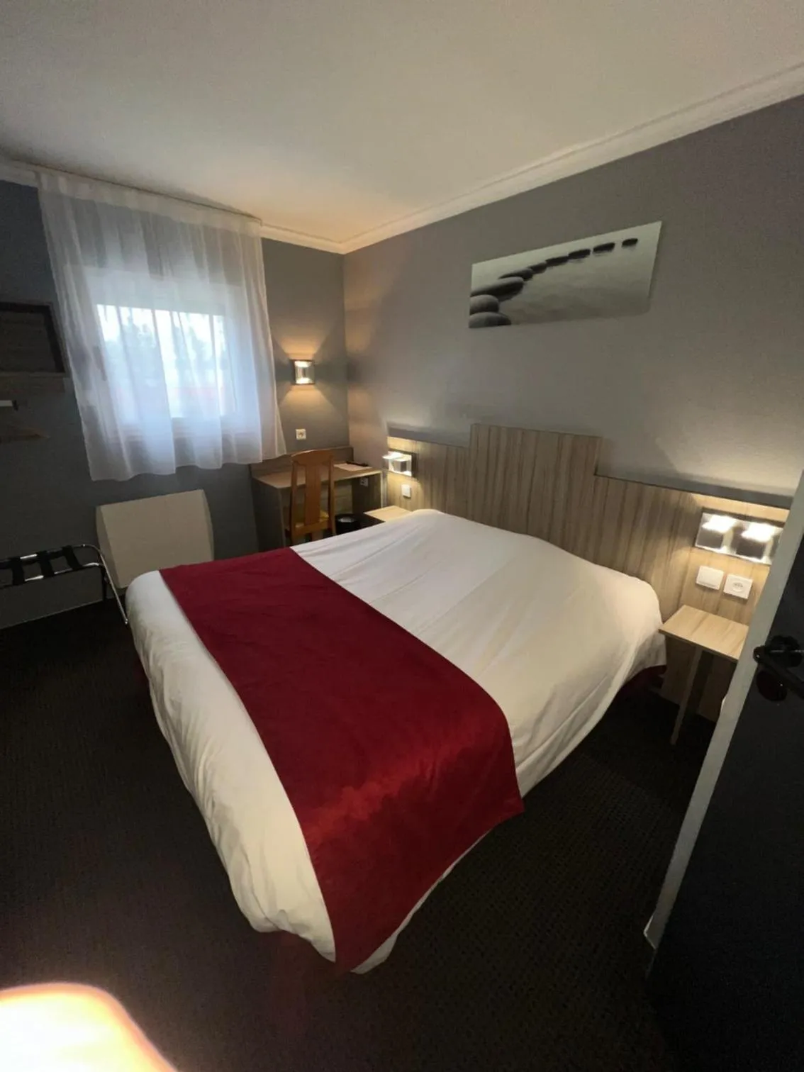 Bedroom, Bed in initial by balladins Amiens / Longueau