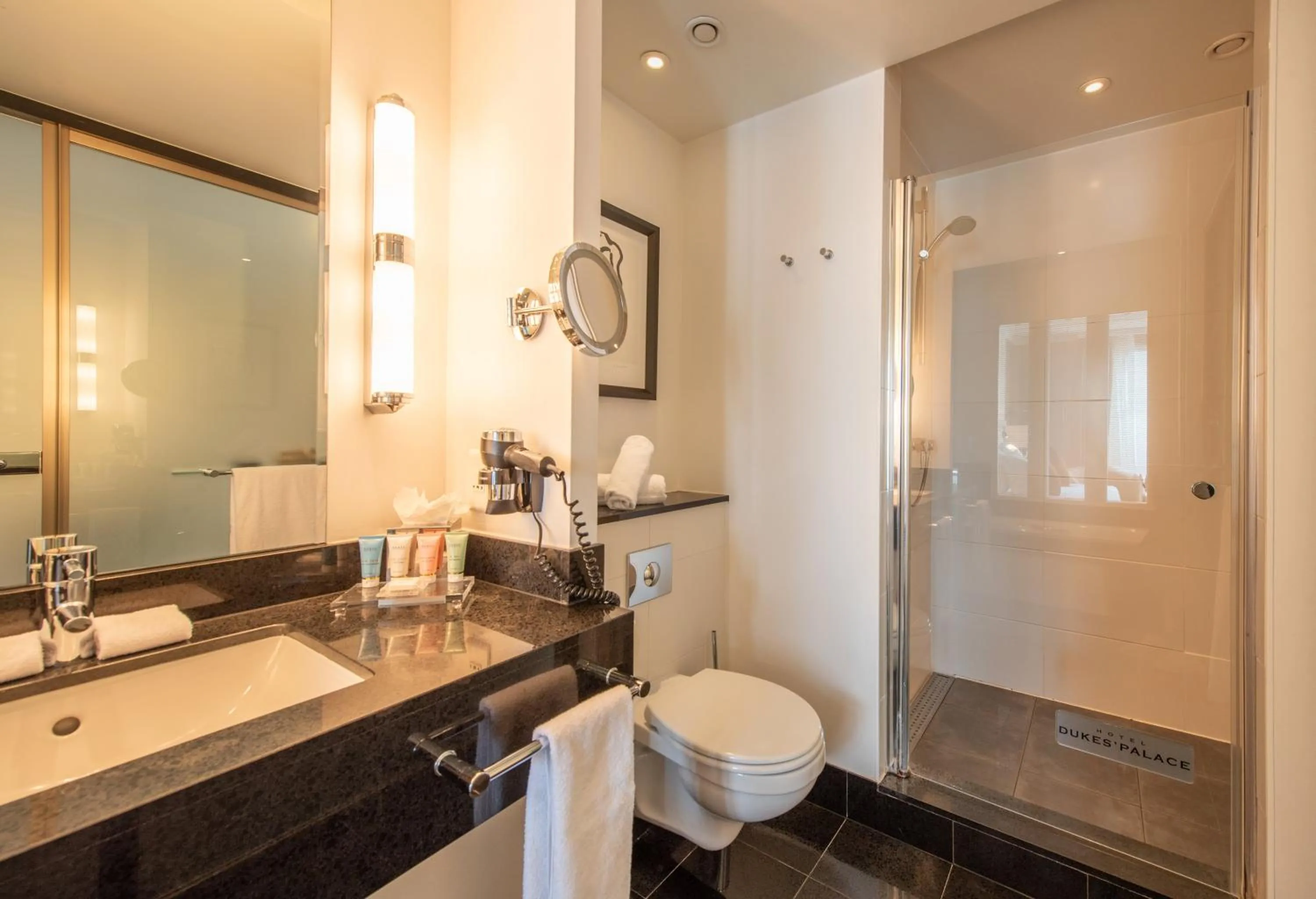 Bathroom in Dukes' Palace Brugge - by Dukes' Hotel Collection