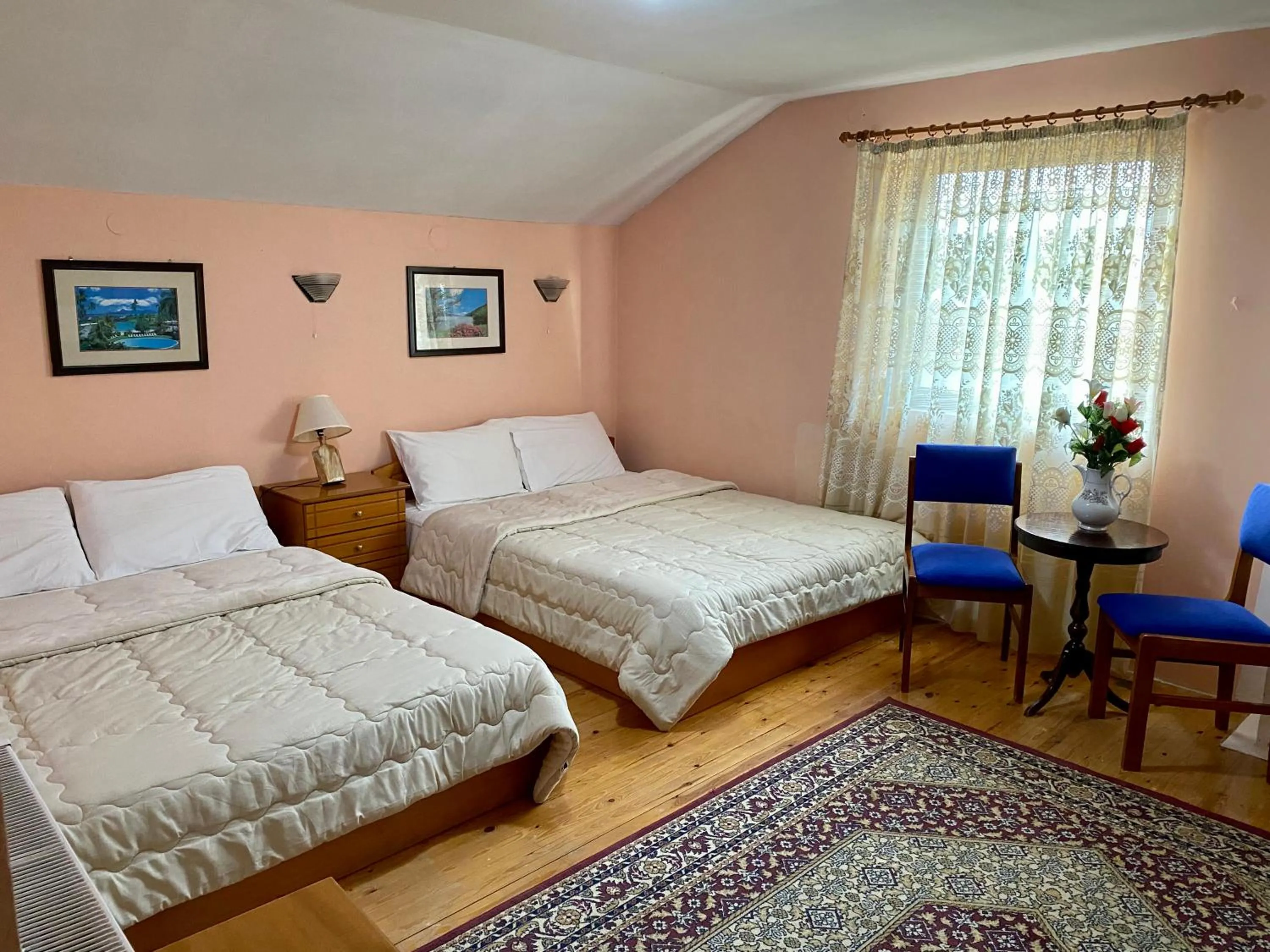 Bed in Eleni's Guesthouse