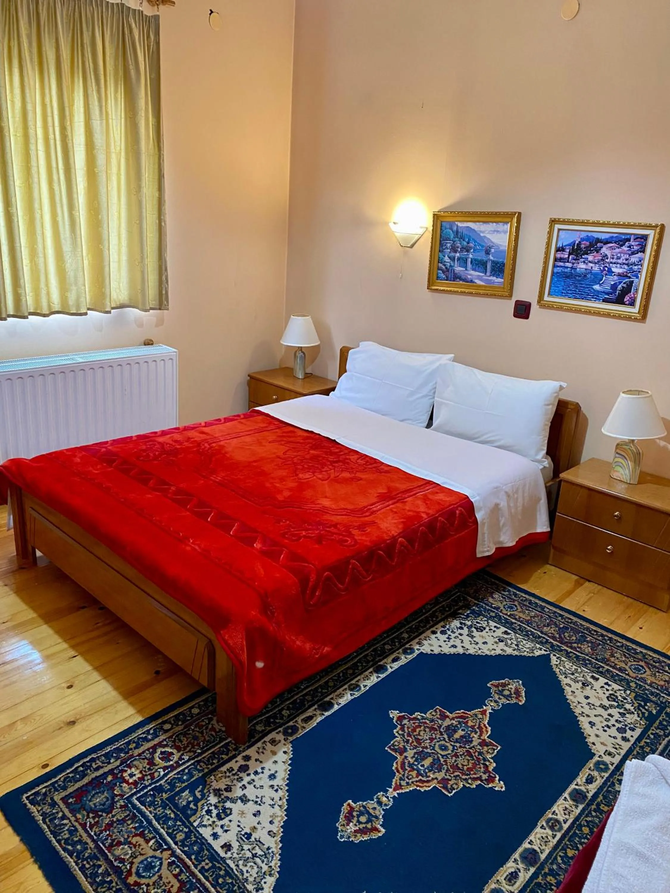 Bed in Eleni's Guesthouse