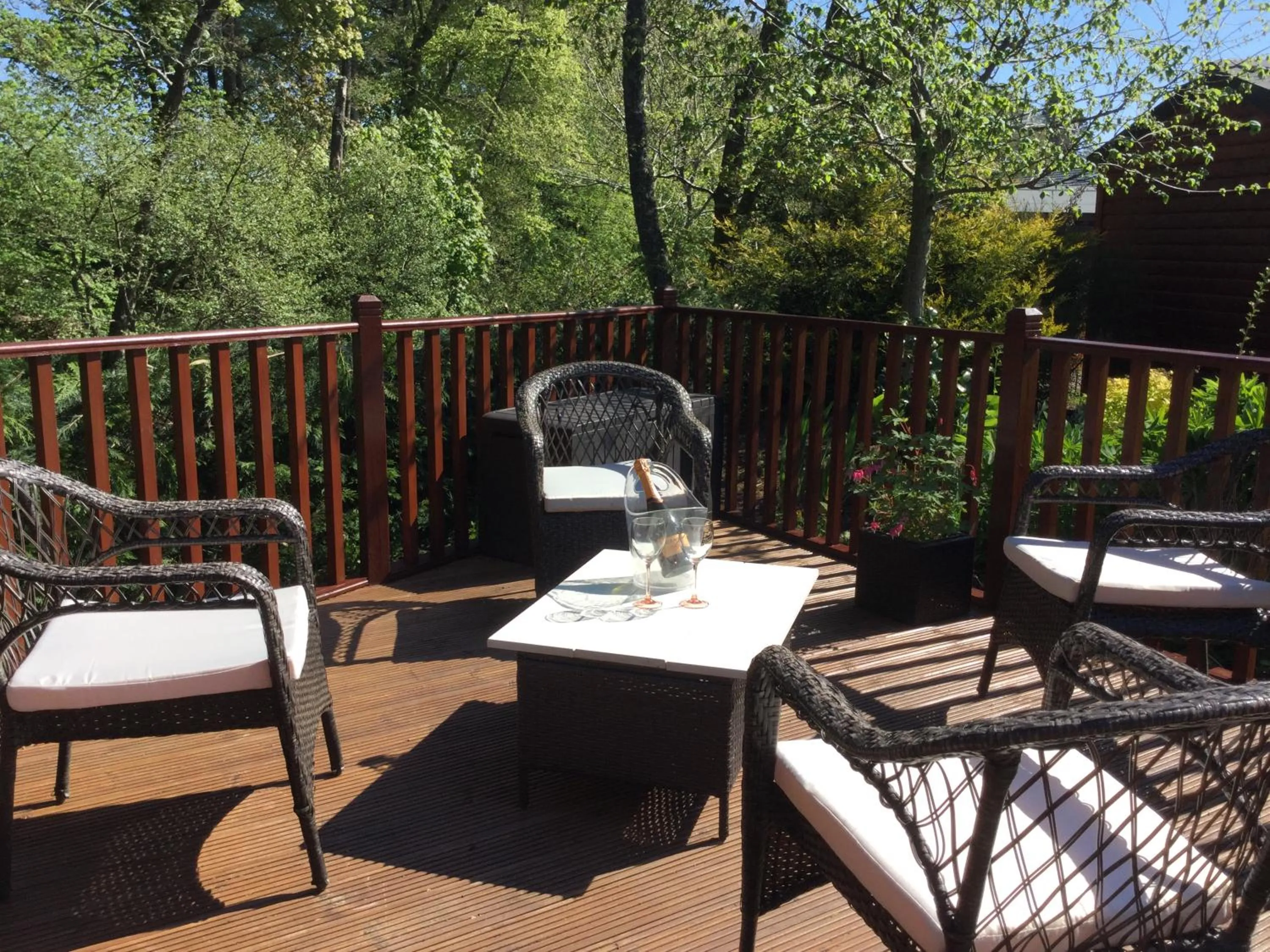 Balcony/Terrace in Rannoch Lodge