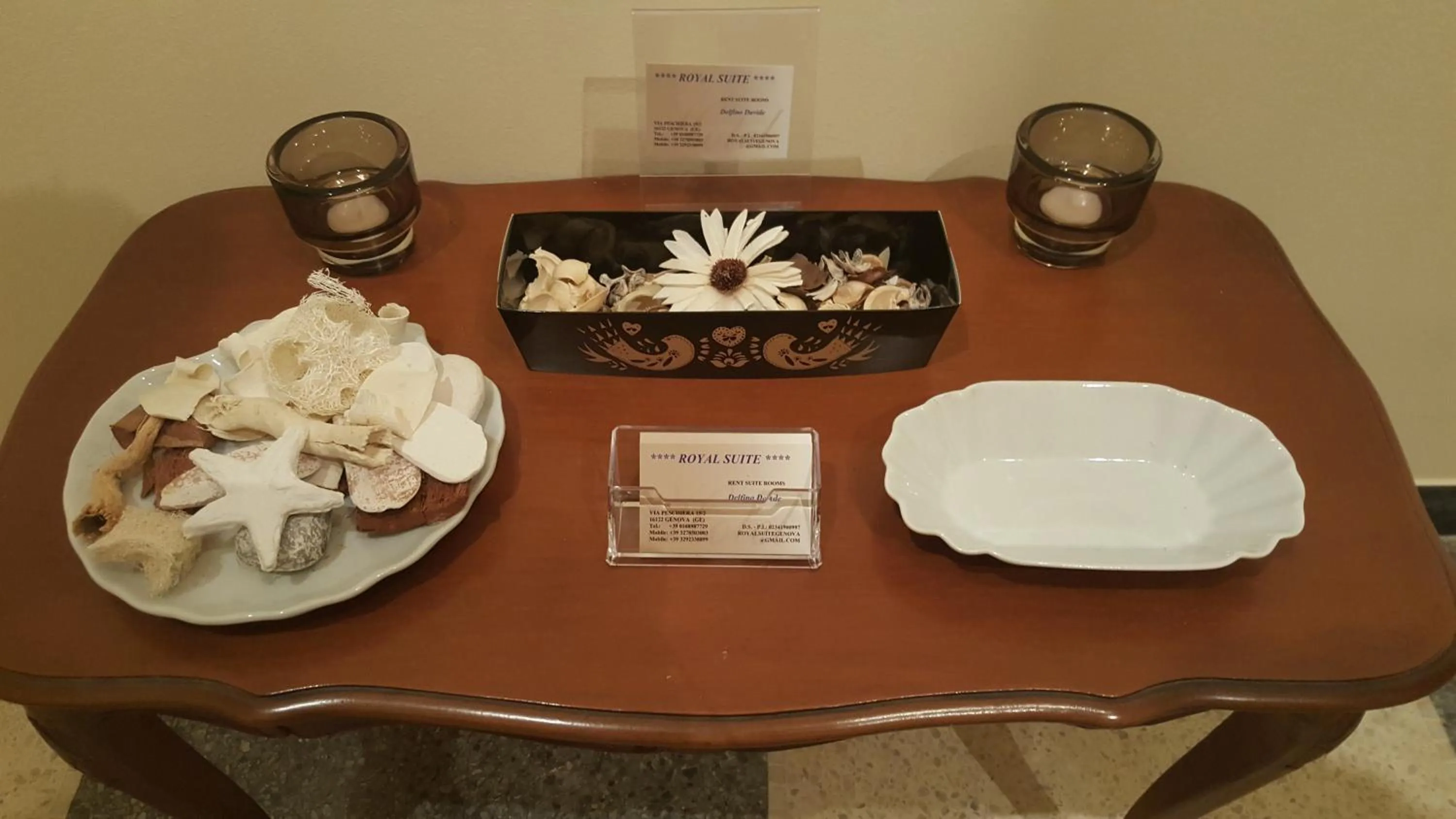 Decorative detail in Royal Suite