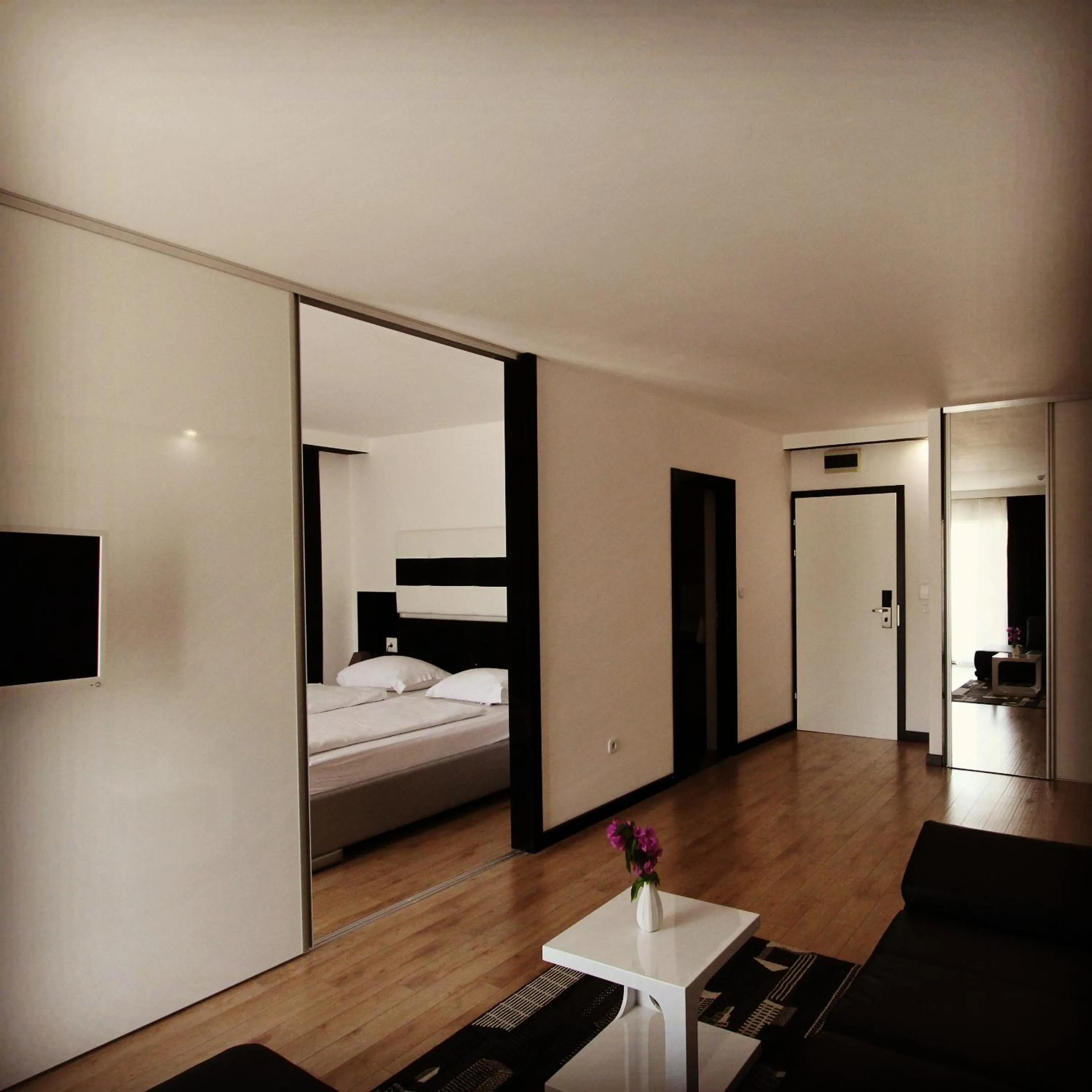 Bathroom, Bed in Hotel Sveti Kriz