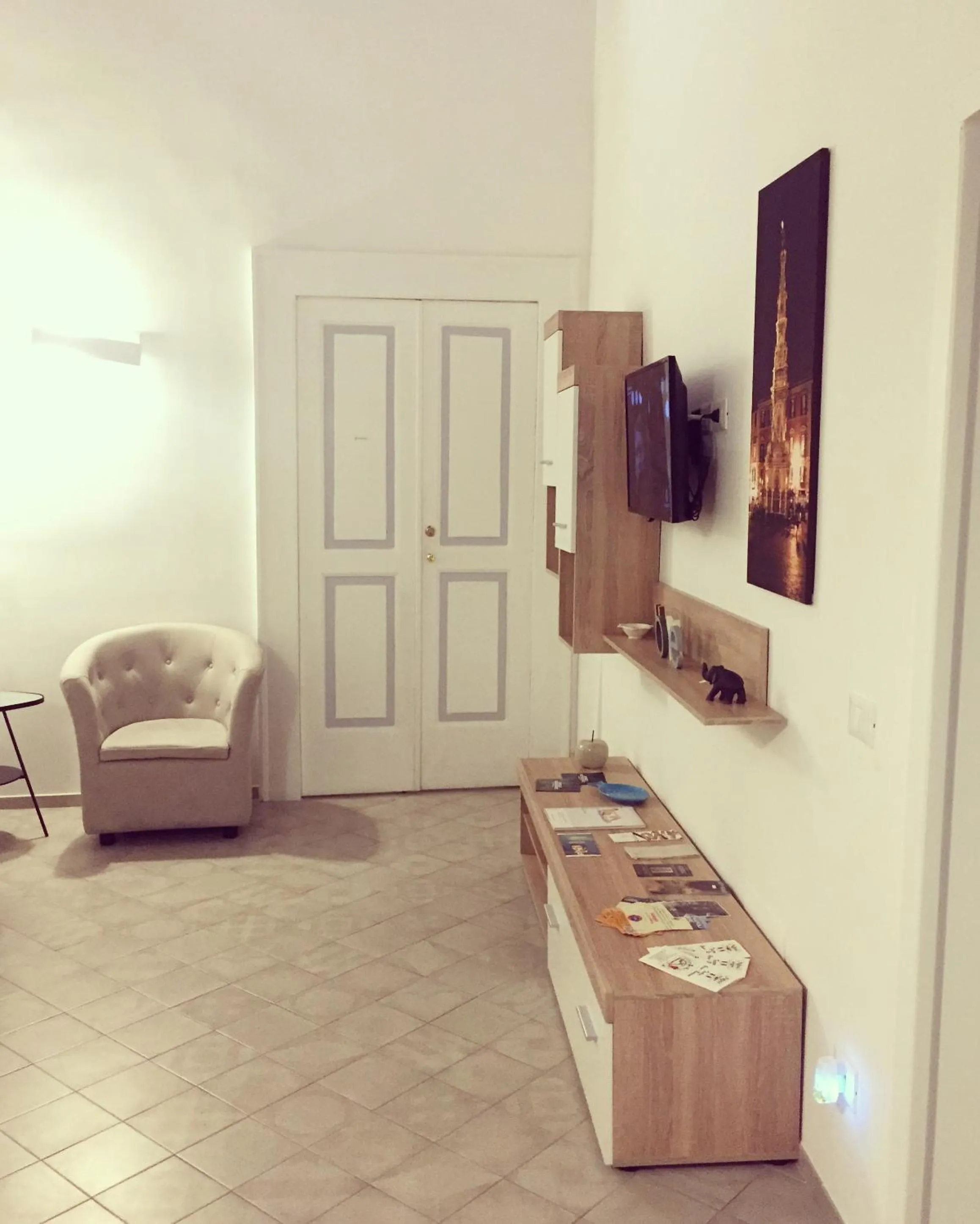 Communal lounge/ TV room in B&B Il Balconcino a Santa Chiara