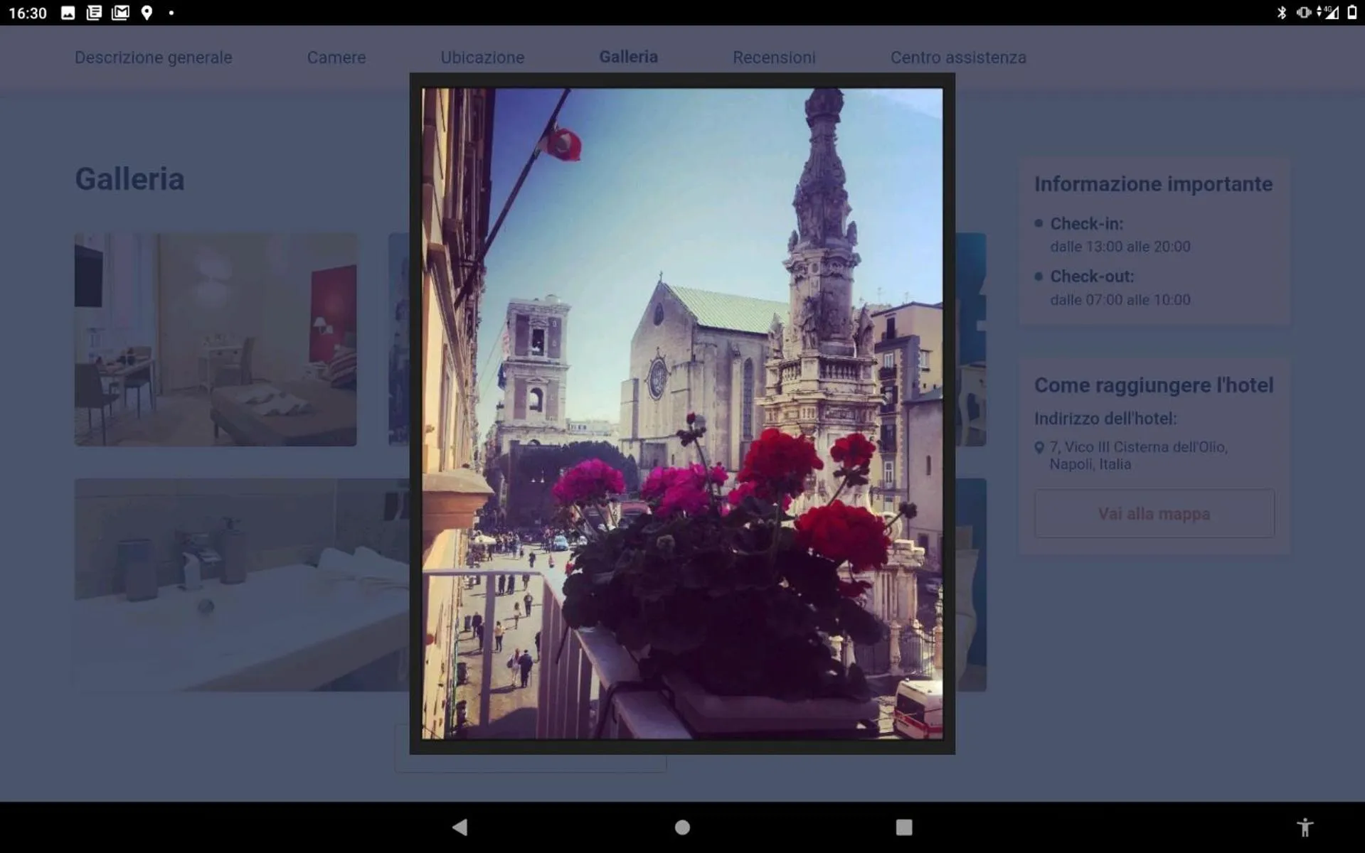 Balcony/Terrace in B&B Il Balconcino a Santa Chiara