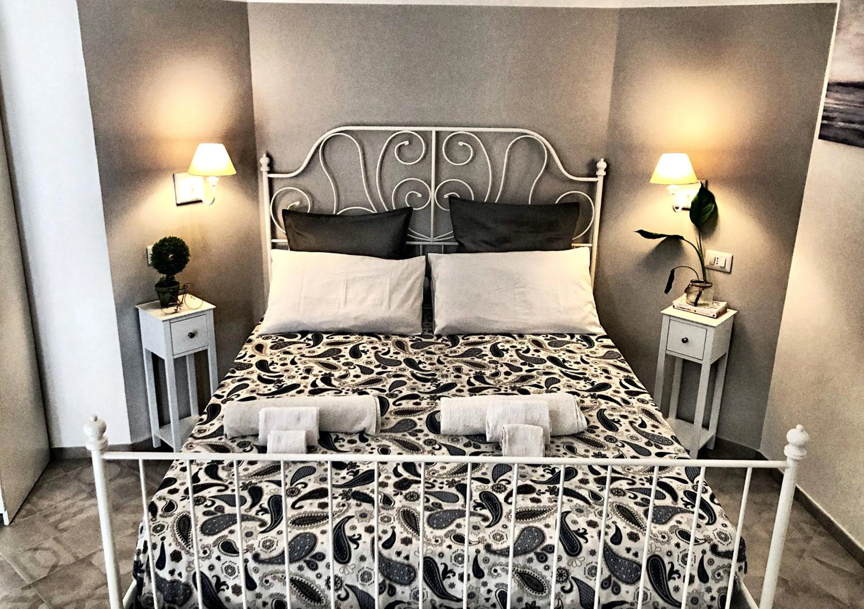 Bed in B&B Il Balconcino a Santa Chiara