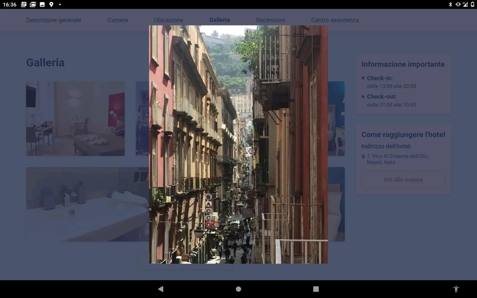 Balcony/Terrace in B&B Il Balconcino a Santa Chiara