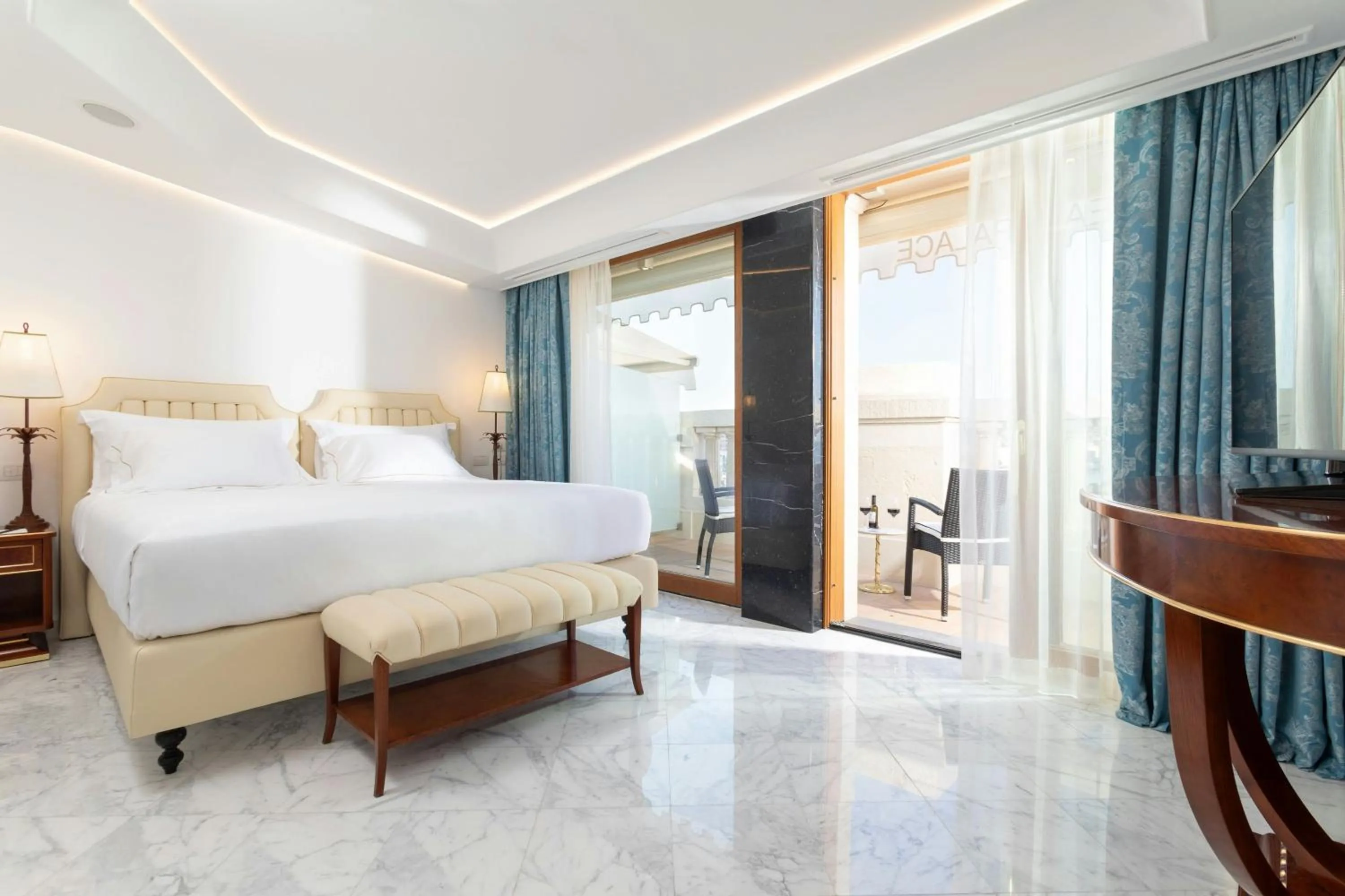 Bedroom, Bed in Ortea Palace Hotel, Sicily, Autograph Collection