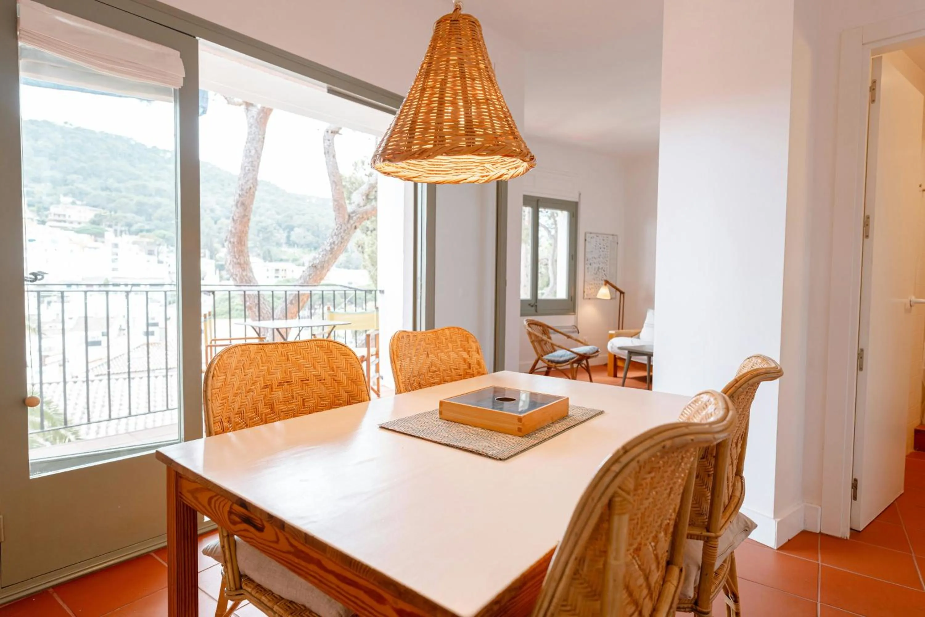 Living room in ApartmentsTamariu4 Unbeatable views 50m to beach