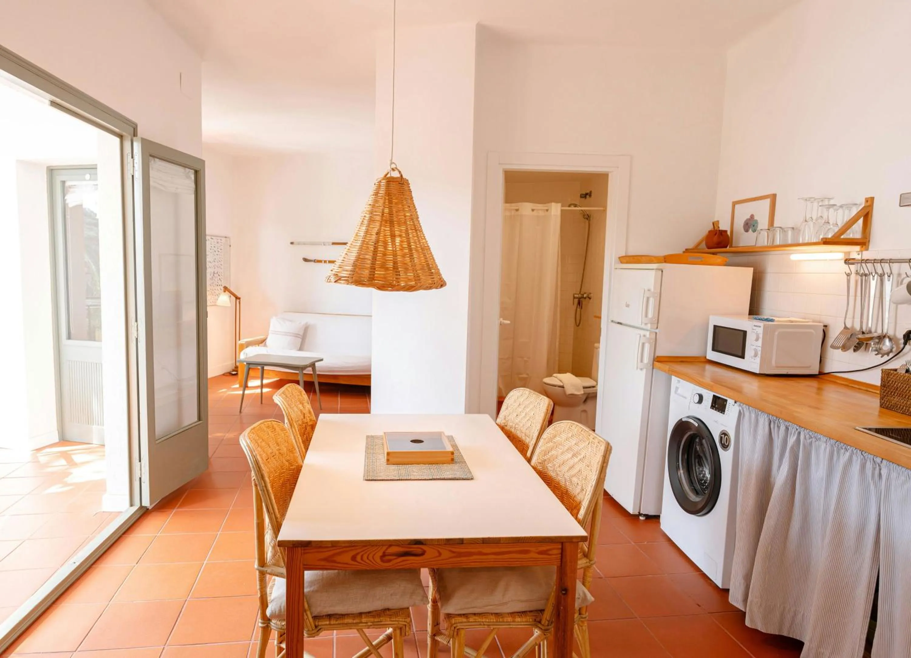 Living room in ApartmentsTamariu4 Unbeatable views 50m to beach