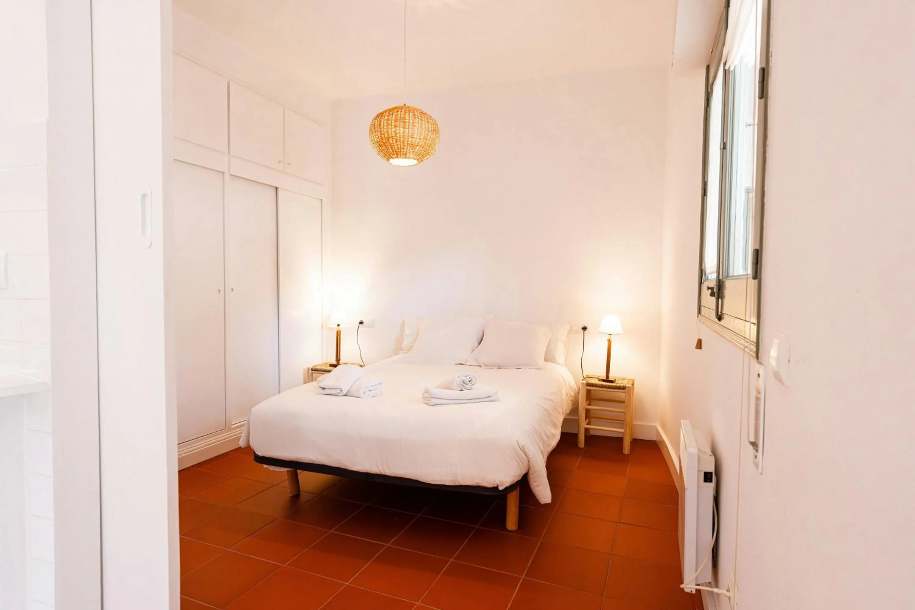 Bedroom, Bed in ApartmentsTamariu4 Unbeatable views 50m to beach