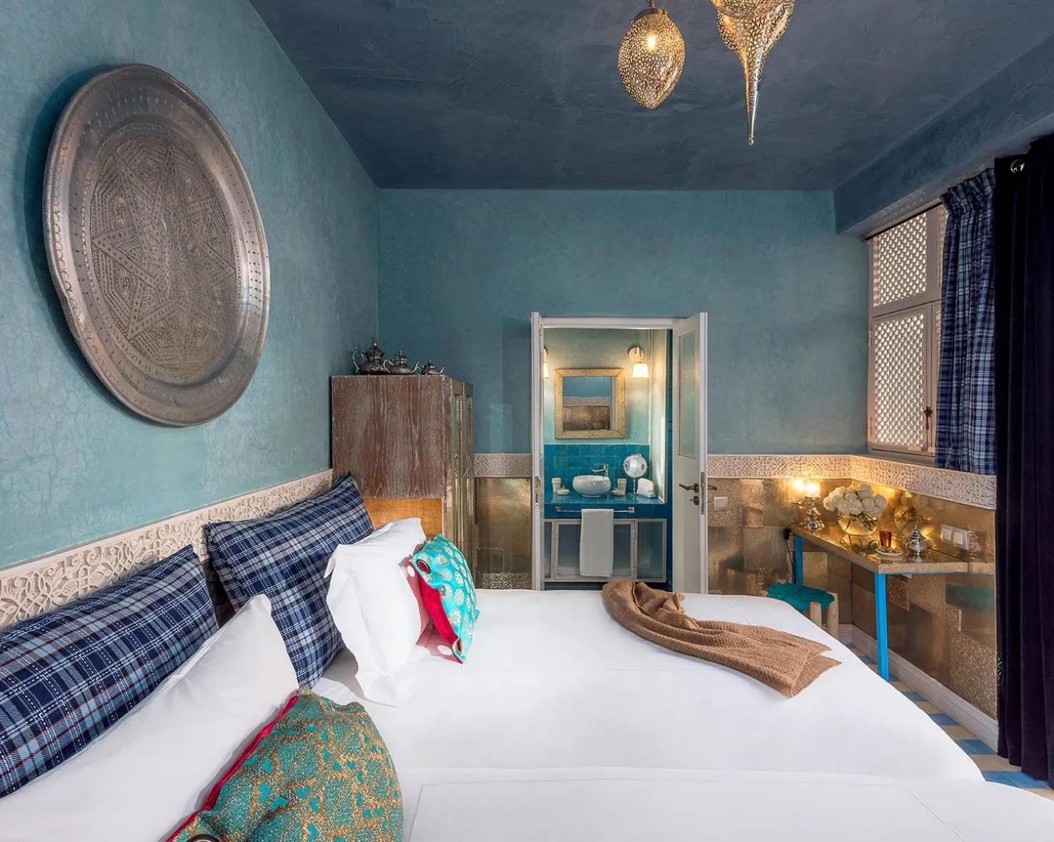 Bed in Riad Karmela Princesse