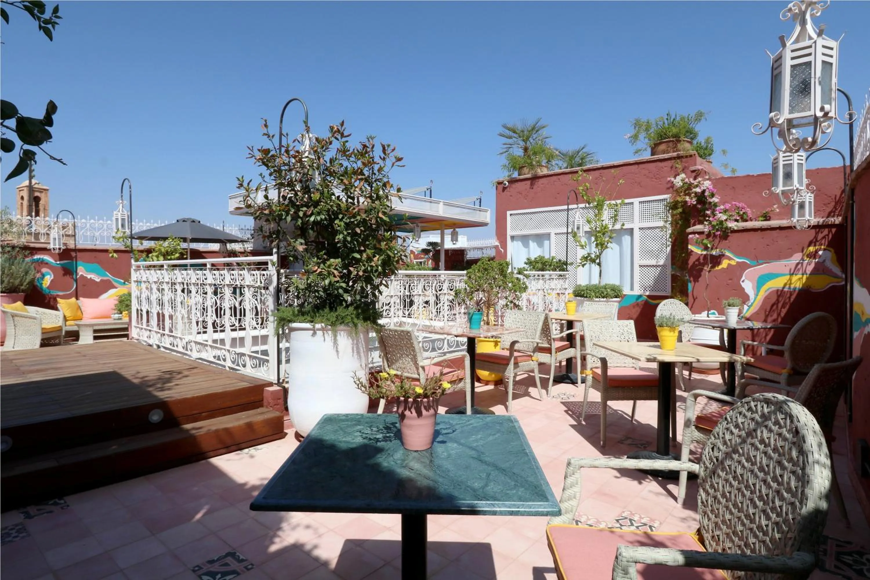 Balcony/Terrace in Riad Karmela Princesse