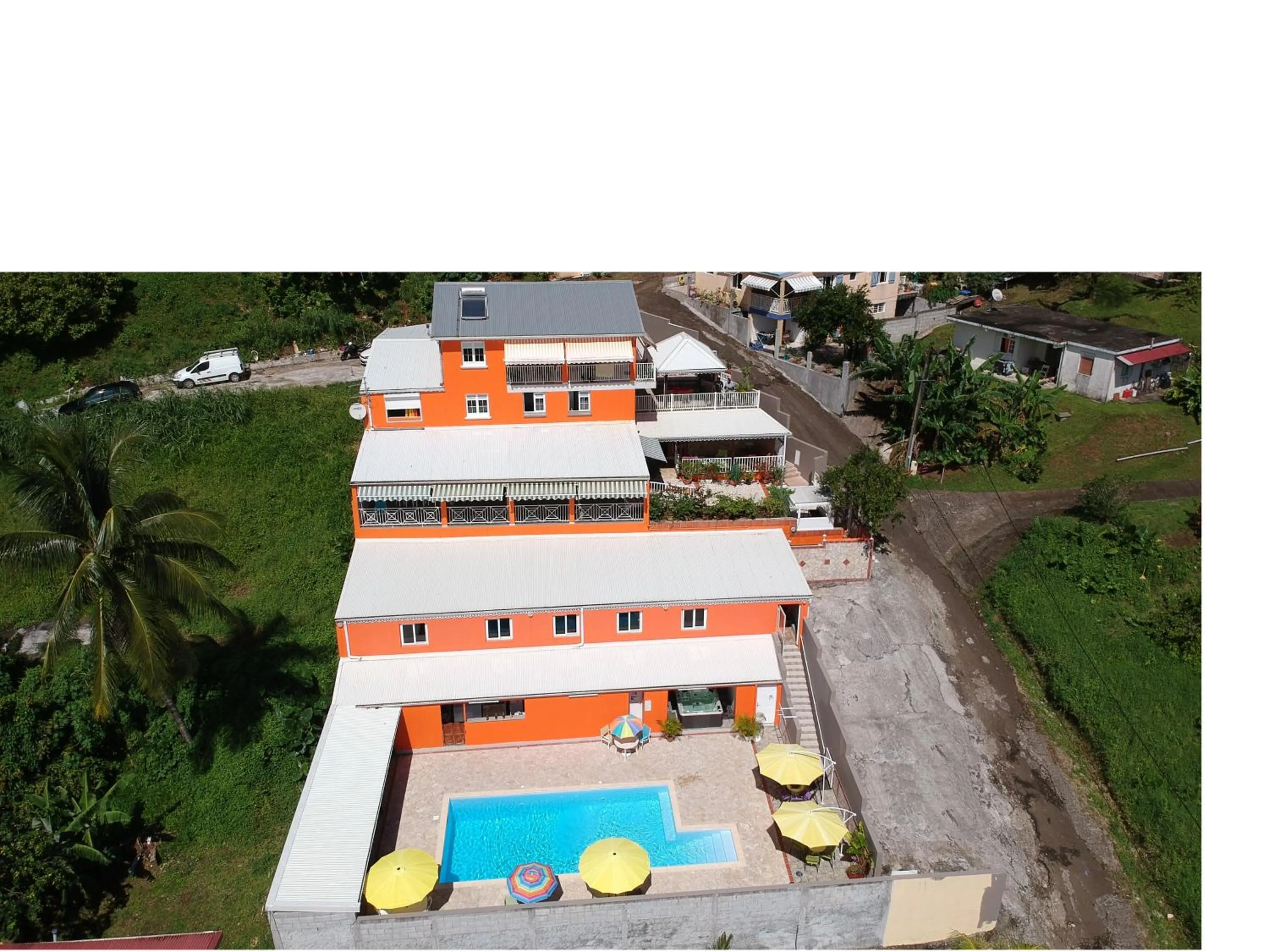 Bird's eye view in Domaine De Titine