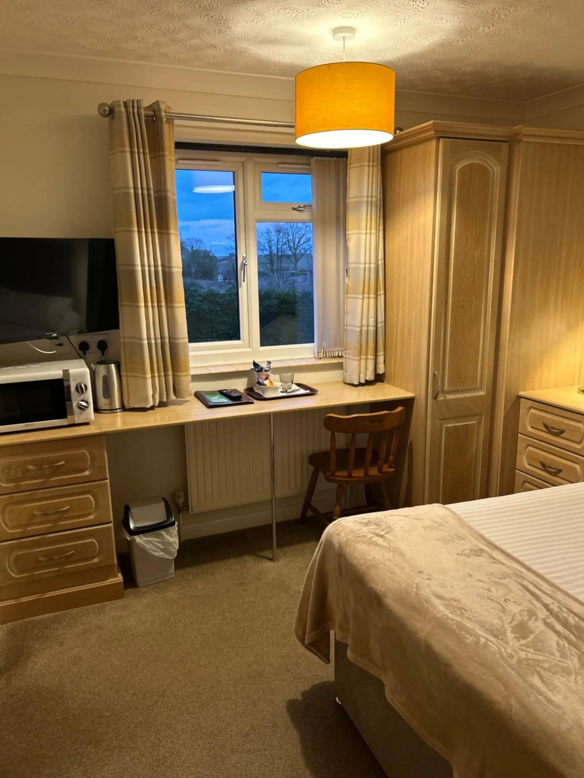 Bed in Church Farm Guest House