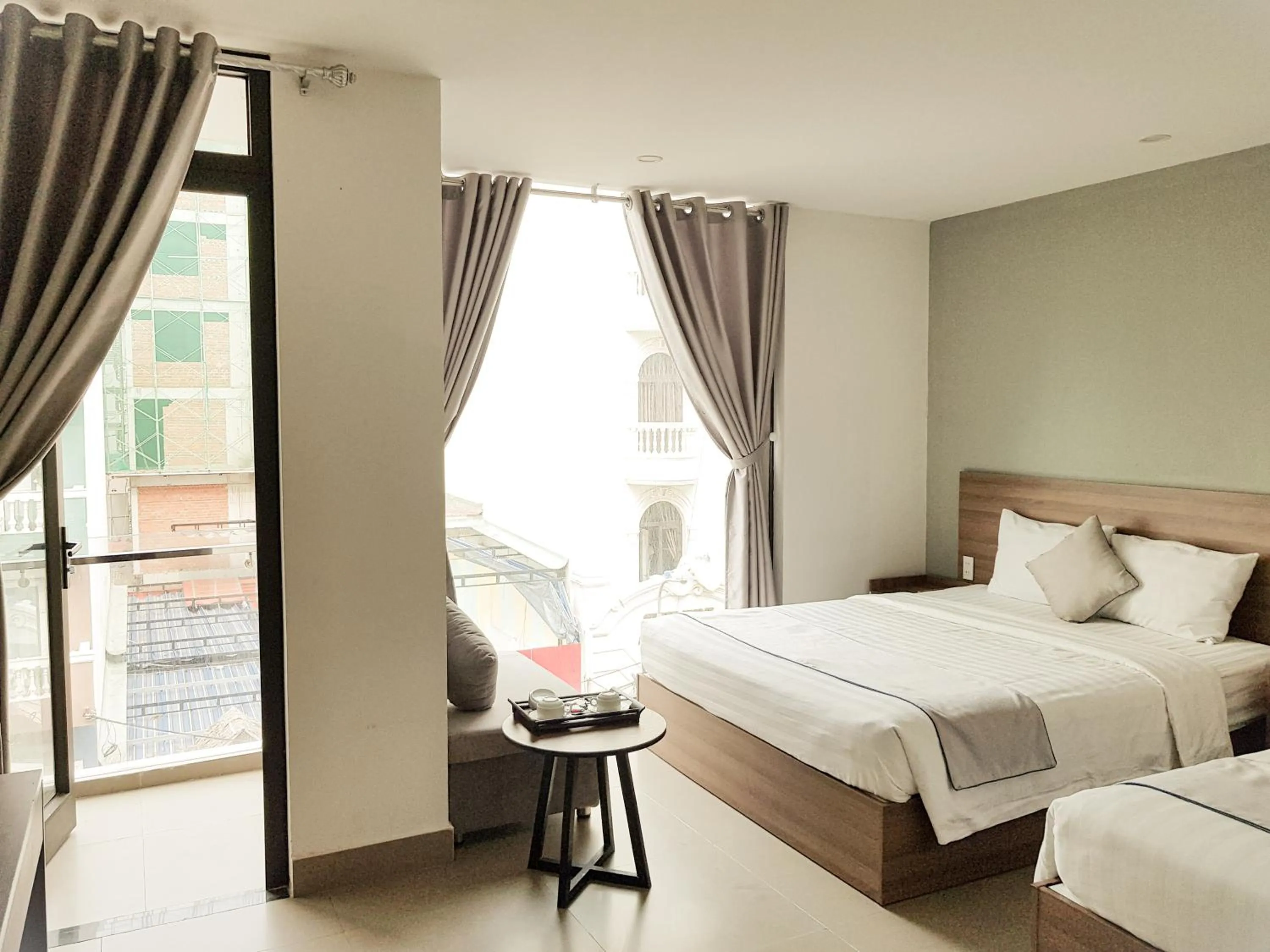 Bed in An Hoi Canary Hotel