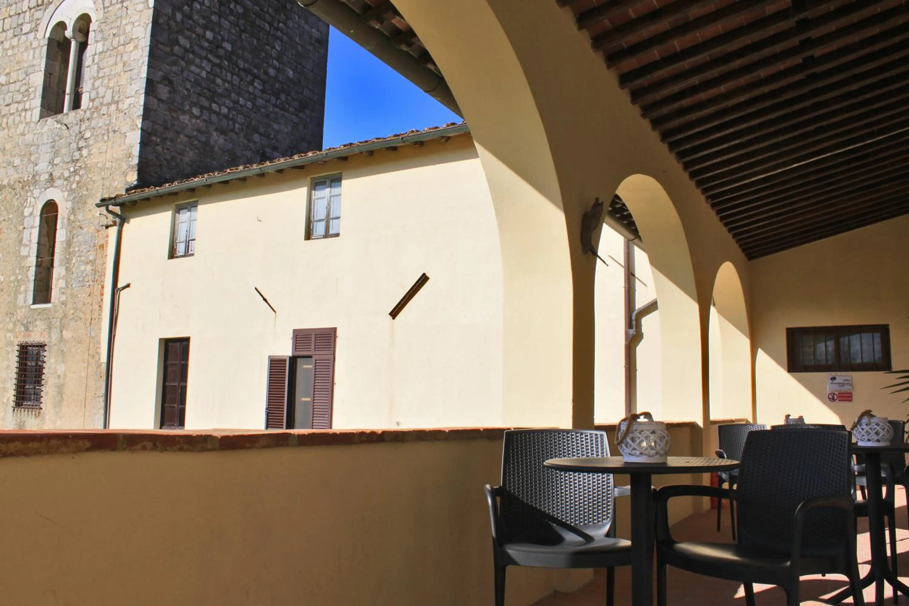 Balcony/Terrace in Ostello di Camaiore