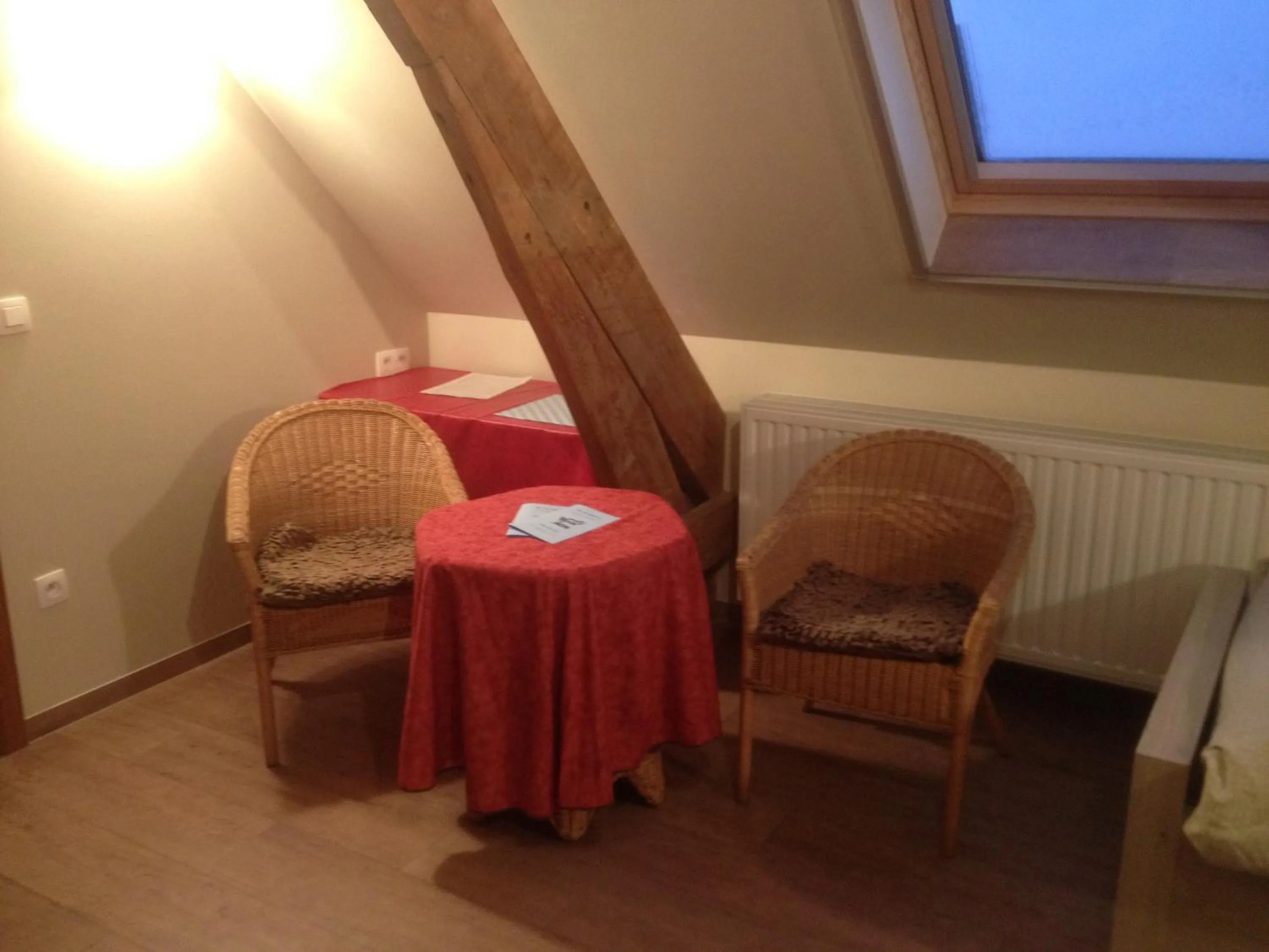 Seating area in Varlet Farm