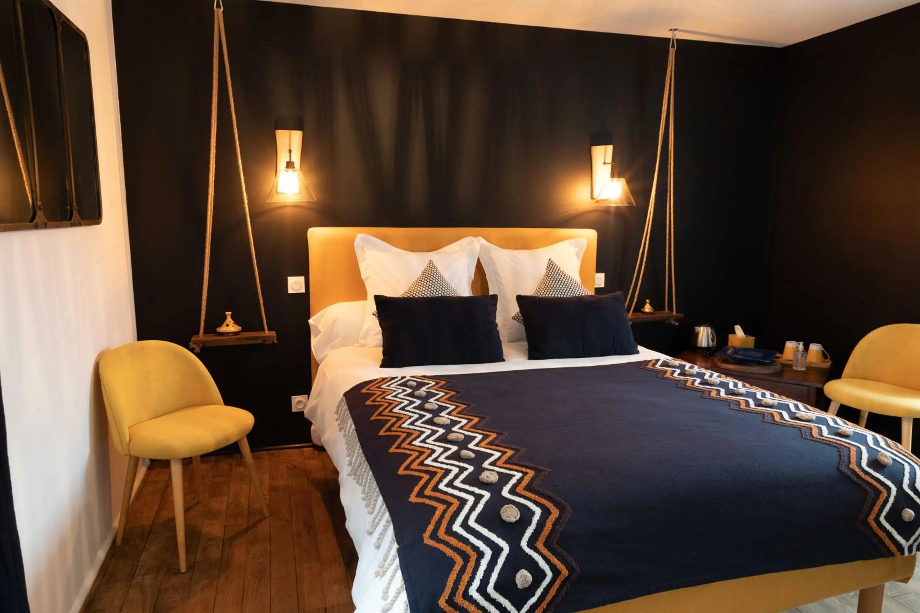 Garden view, Bed in Domaine du Kelenn, Maison d'hôtes de charme avec piscine