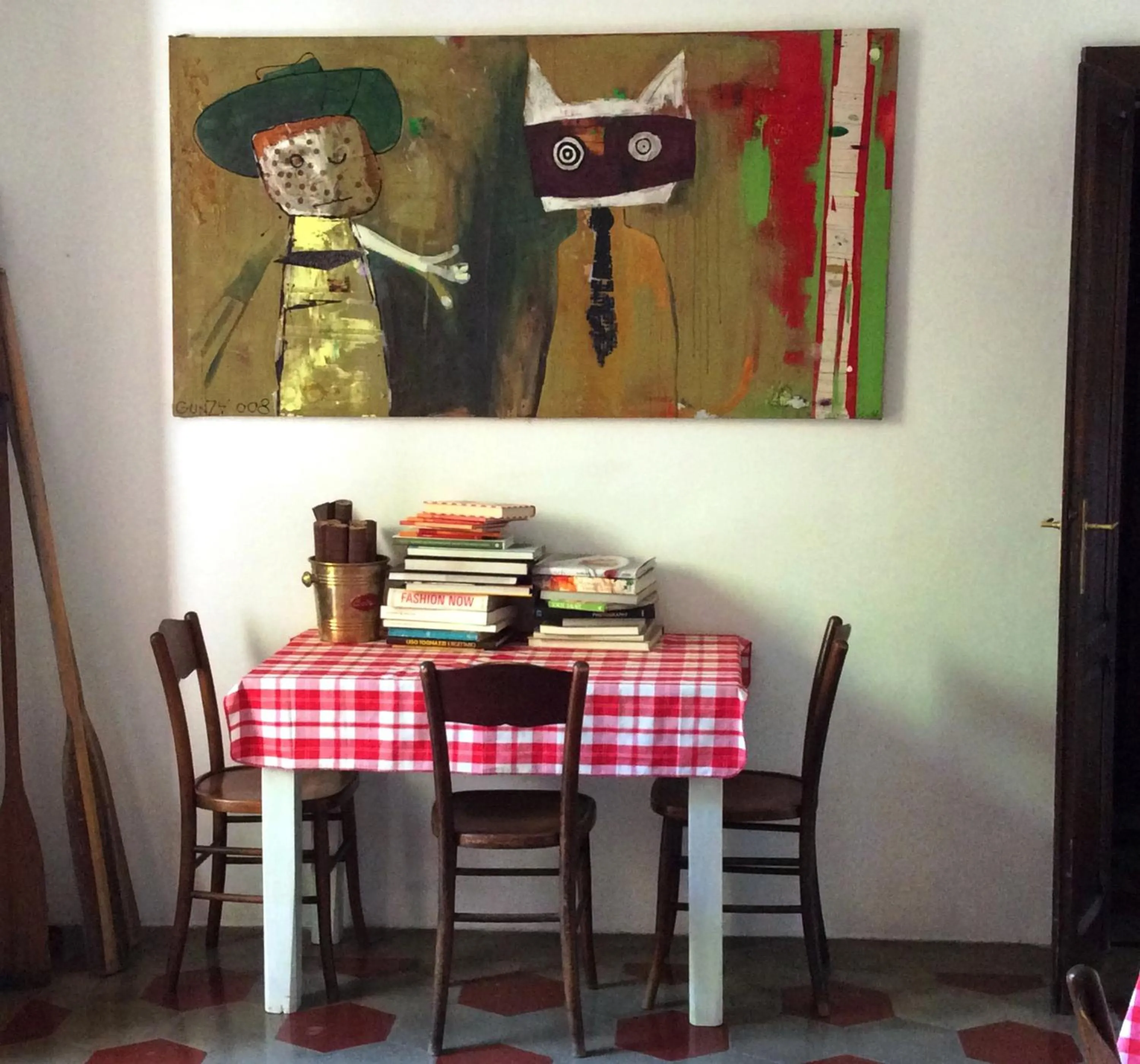 Decorative detail in Villa Albonico