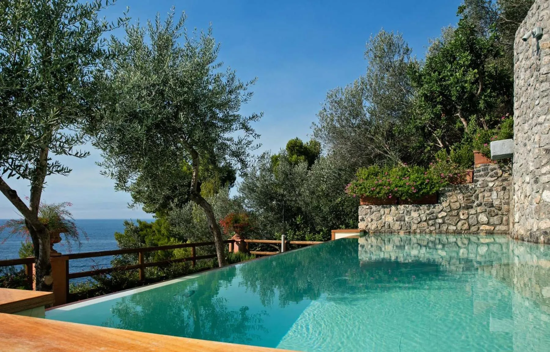 Swimming pool in Villa Corallium