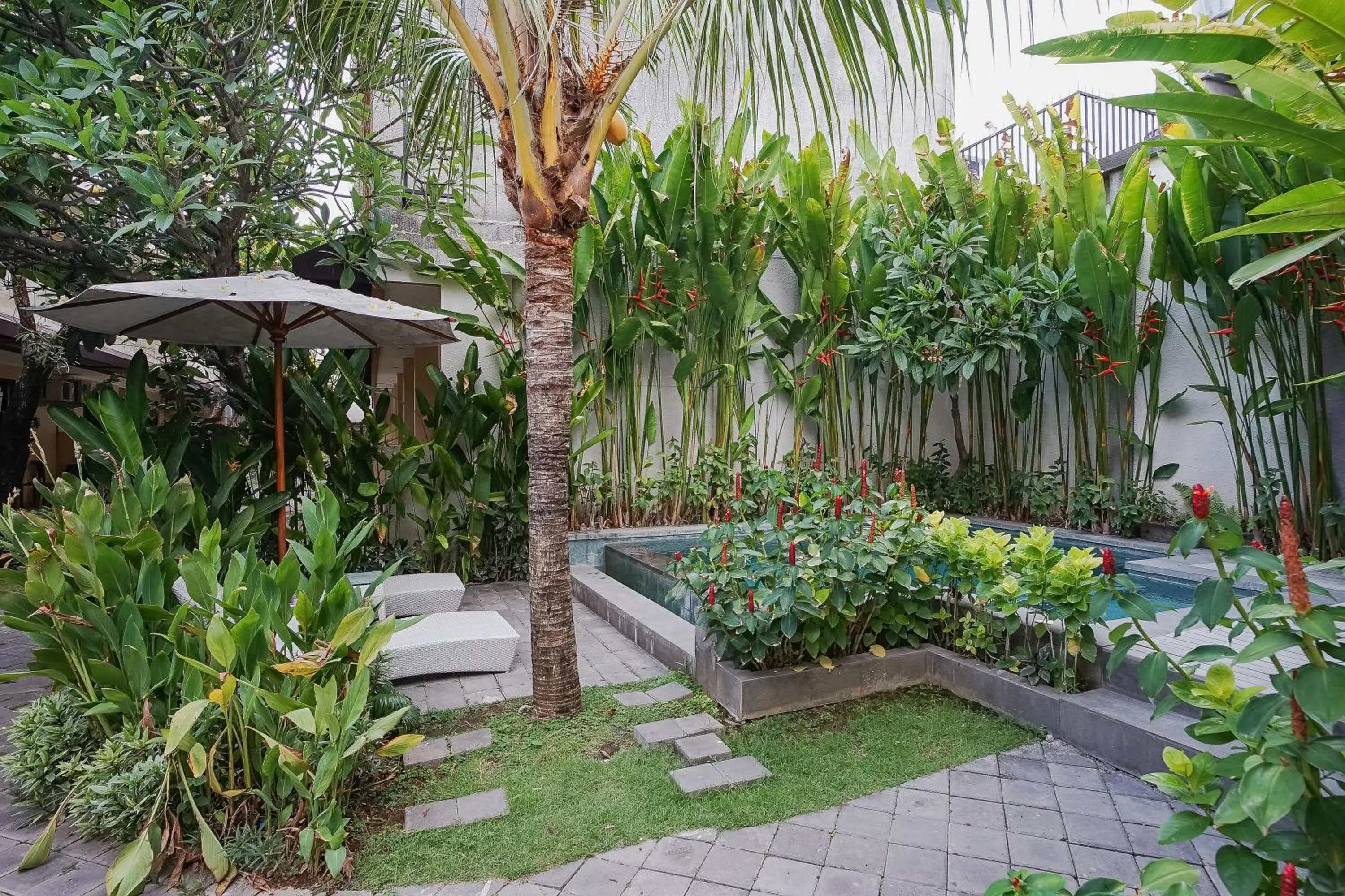 Garden view in Dee Mansion