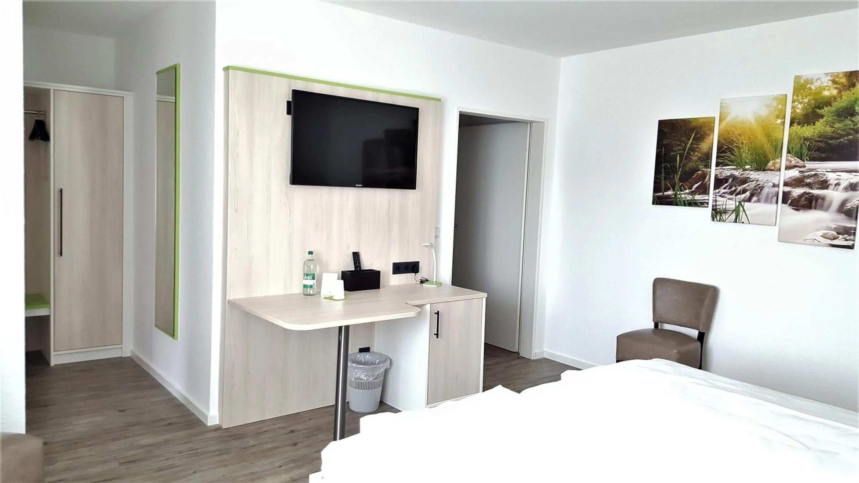 Bed in Motel Espenhof