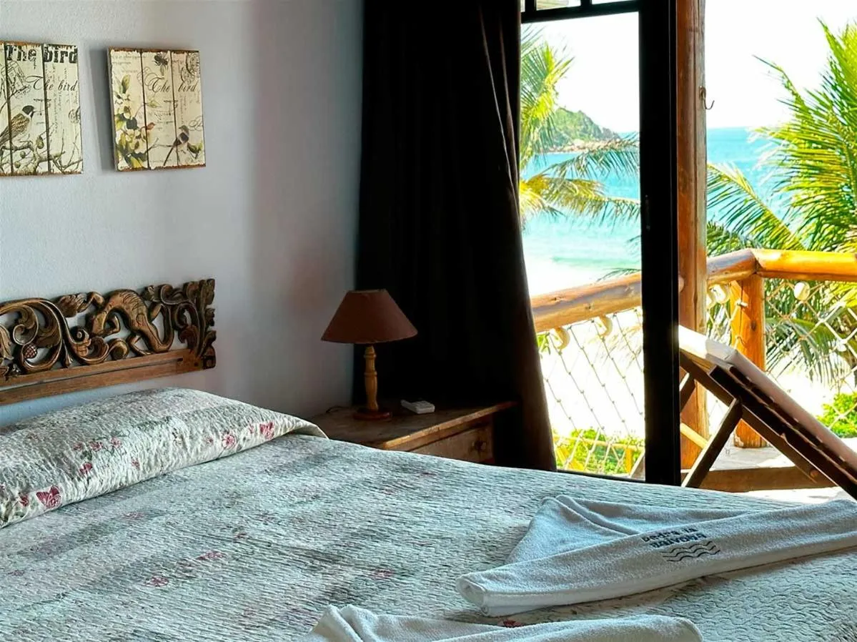 Bed in Pousada Pedra da Gaivota
