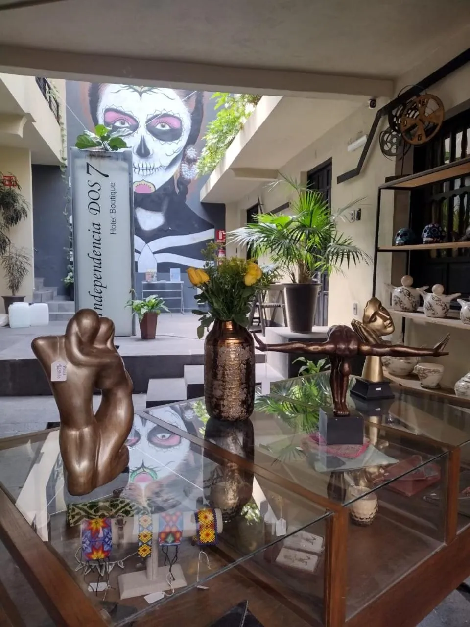 Patio in Independencia Dos 7 Hotel Boutique