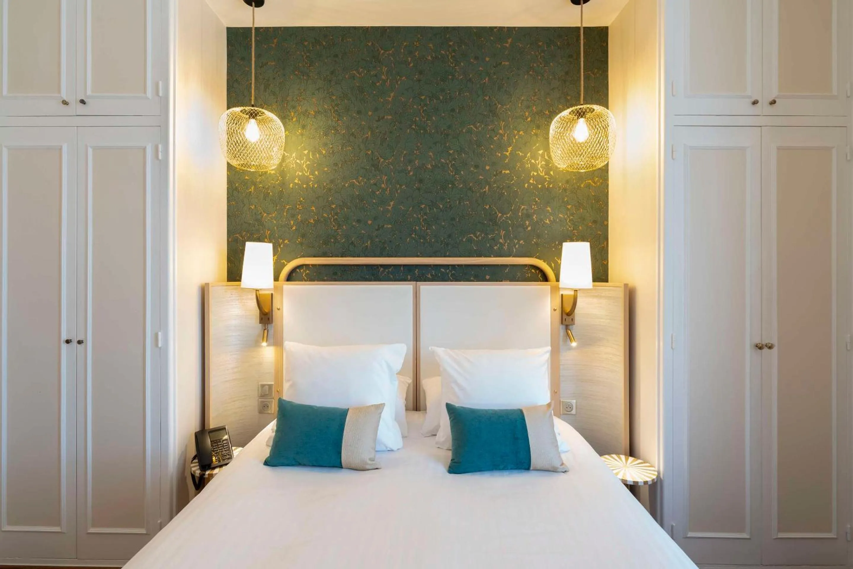 Bed in Grand Hotel Des Lecques; BW Signature Collection