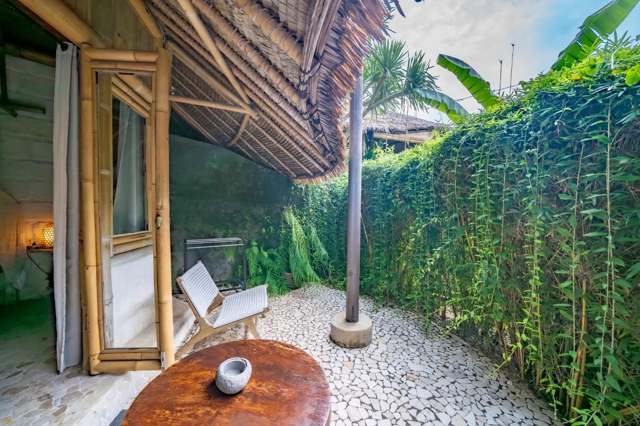 Patio in Le Bamboo Bali