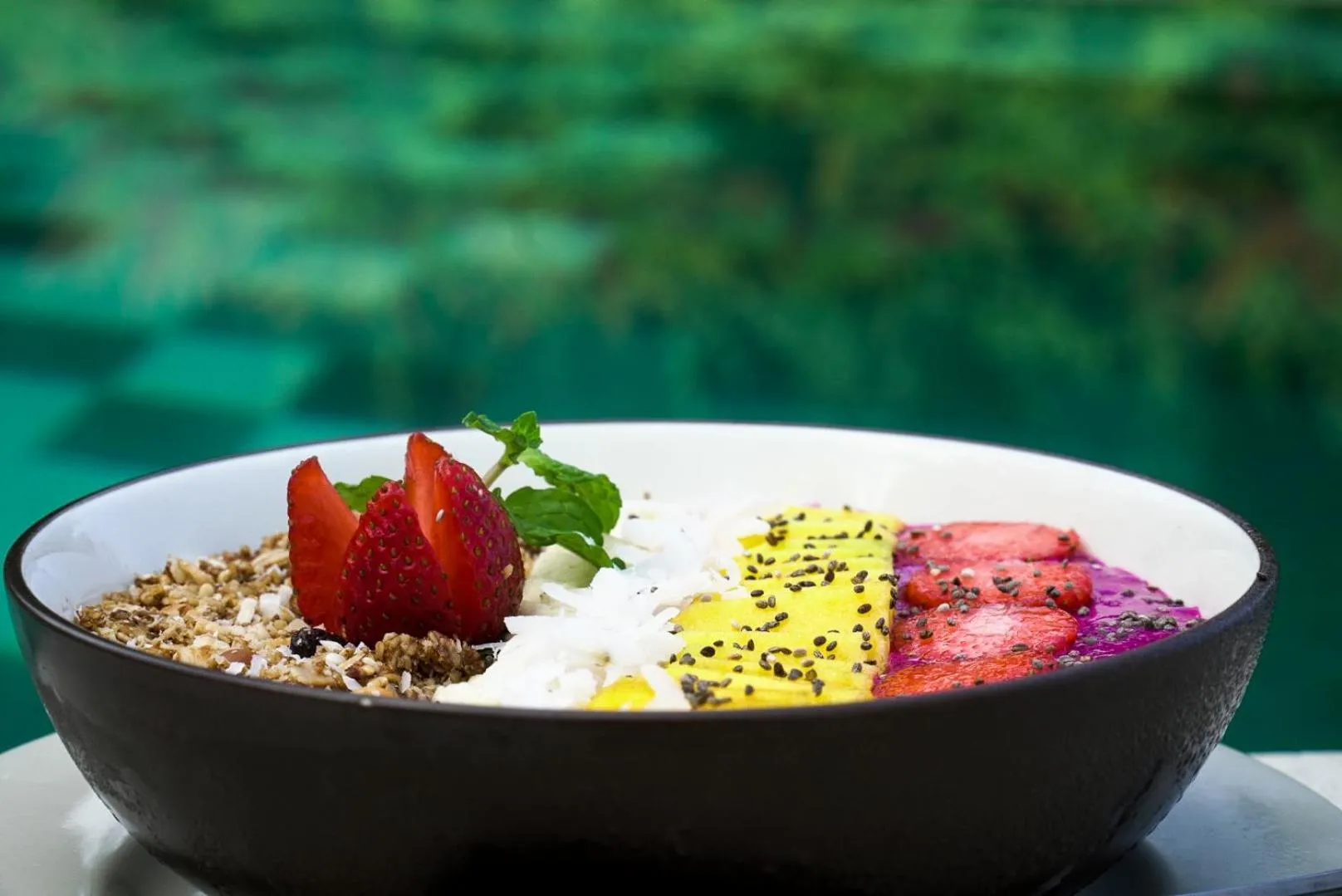 Food close-up in Le Bamboo Bali