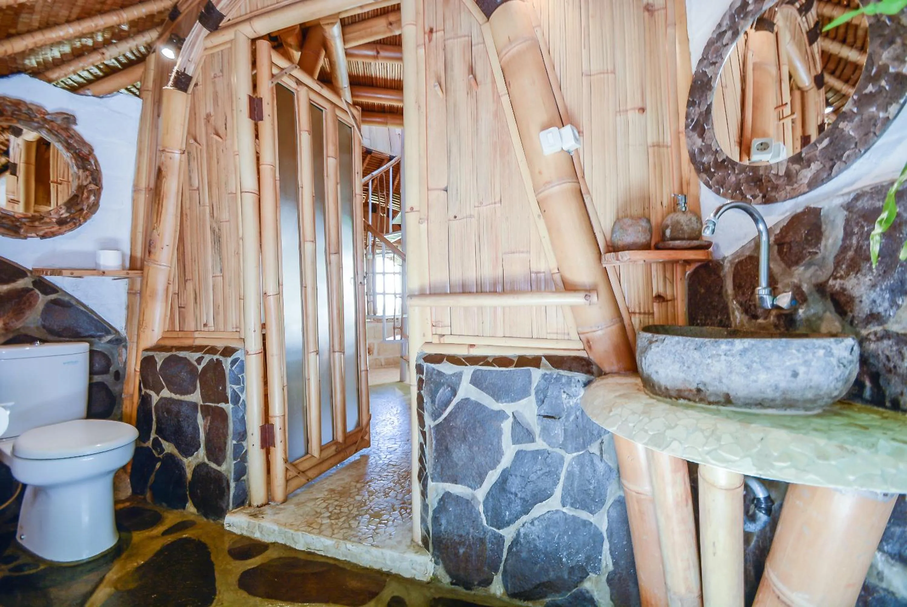 Bathroom in Le Bamboo Bali