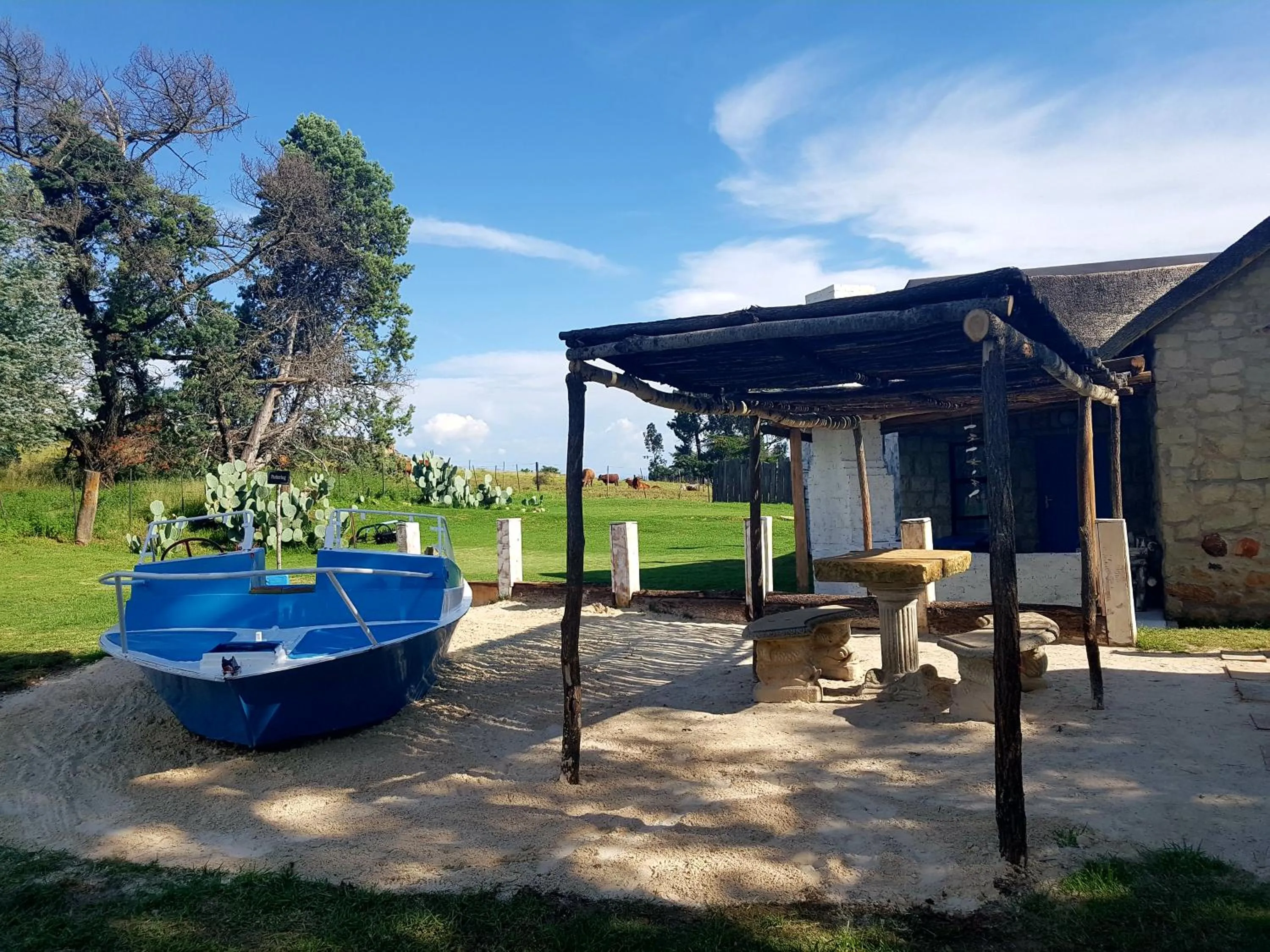 Patio in Affi lande Boetiek guestfarm