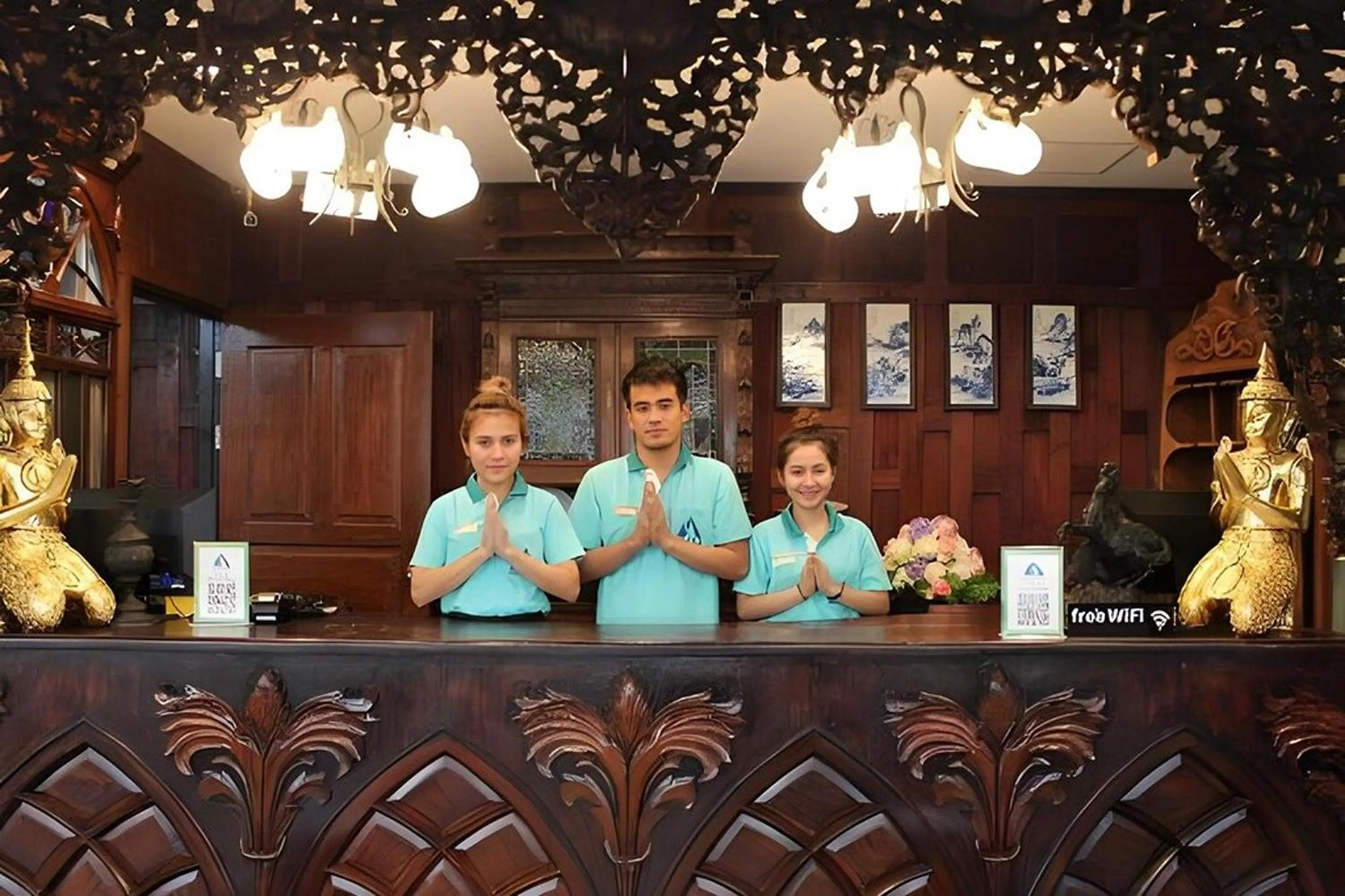 Lobby or reception in A2Sea Hotel