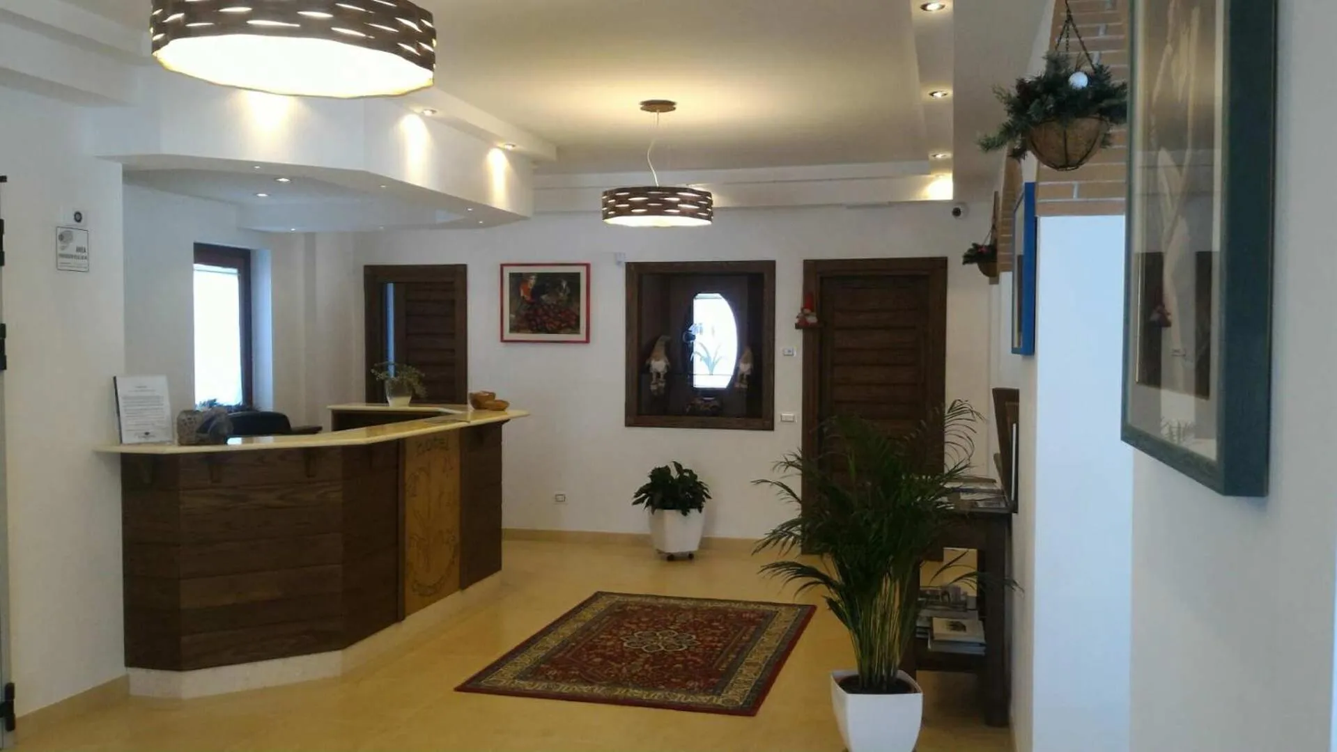 Lobby or reception in Hotel Il Bucaneve