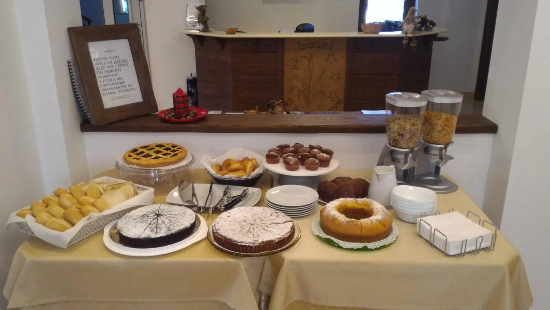 Food close-up in Hotel Il Bucaneve