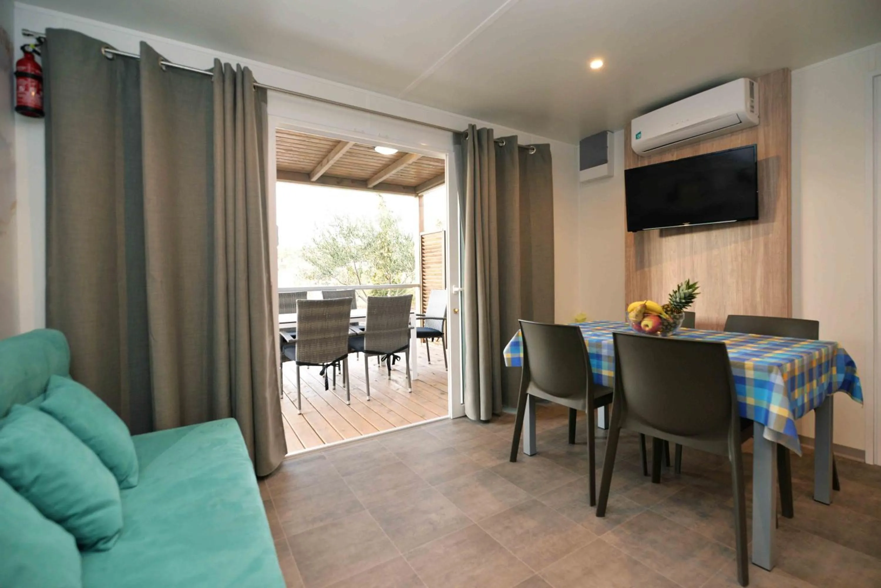 Dining area in Camp Rehut